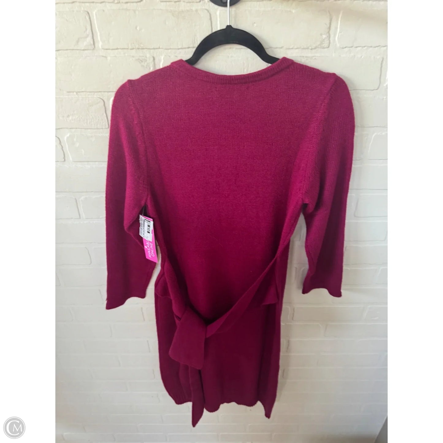 Dress Sweater By New York And Co In Pink, Size: M