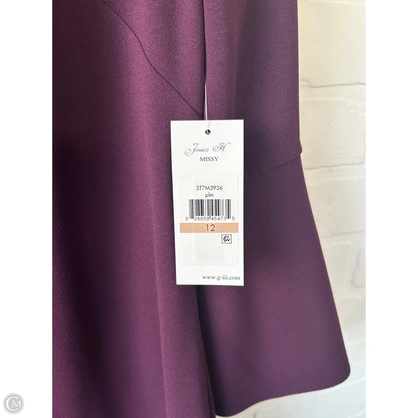 Dress Party Midi By Clothes Mentor In Purple, Size: L