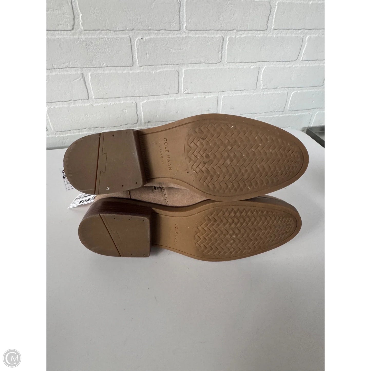 Boots Ankle Flats By Cole-haan In Tan, Size: 10