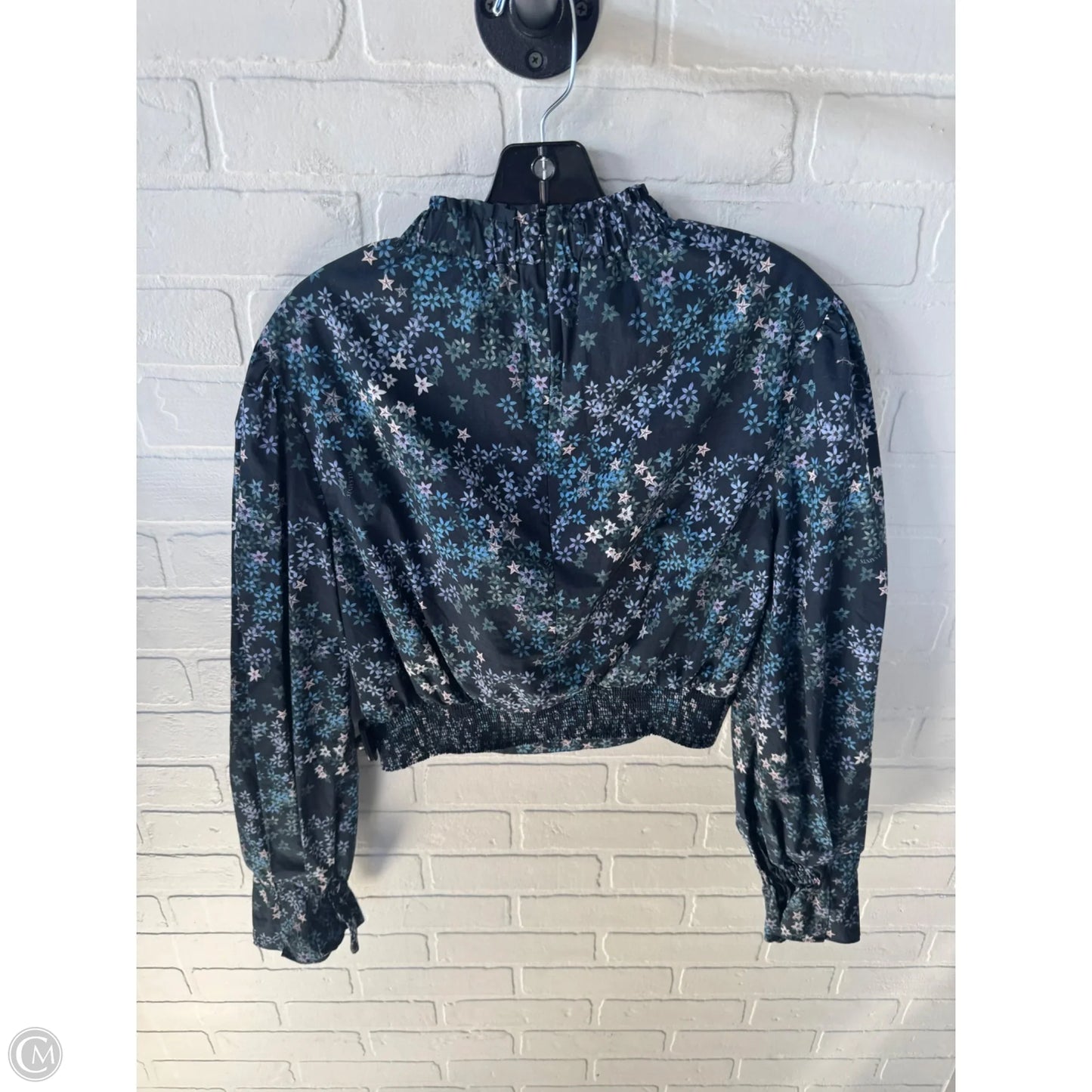 Top Long Sleeve Designer By All Saints In Blue, Size: M