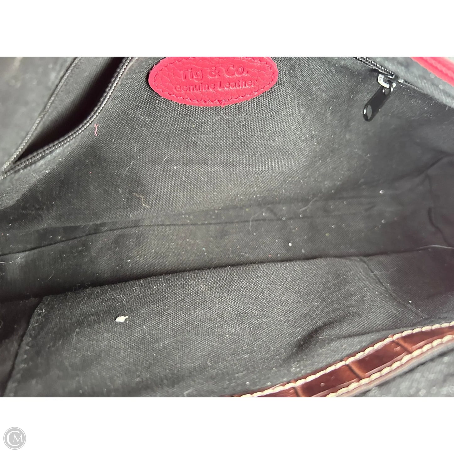 Handbag Leather By Clothes Mentor, Size: Small