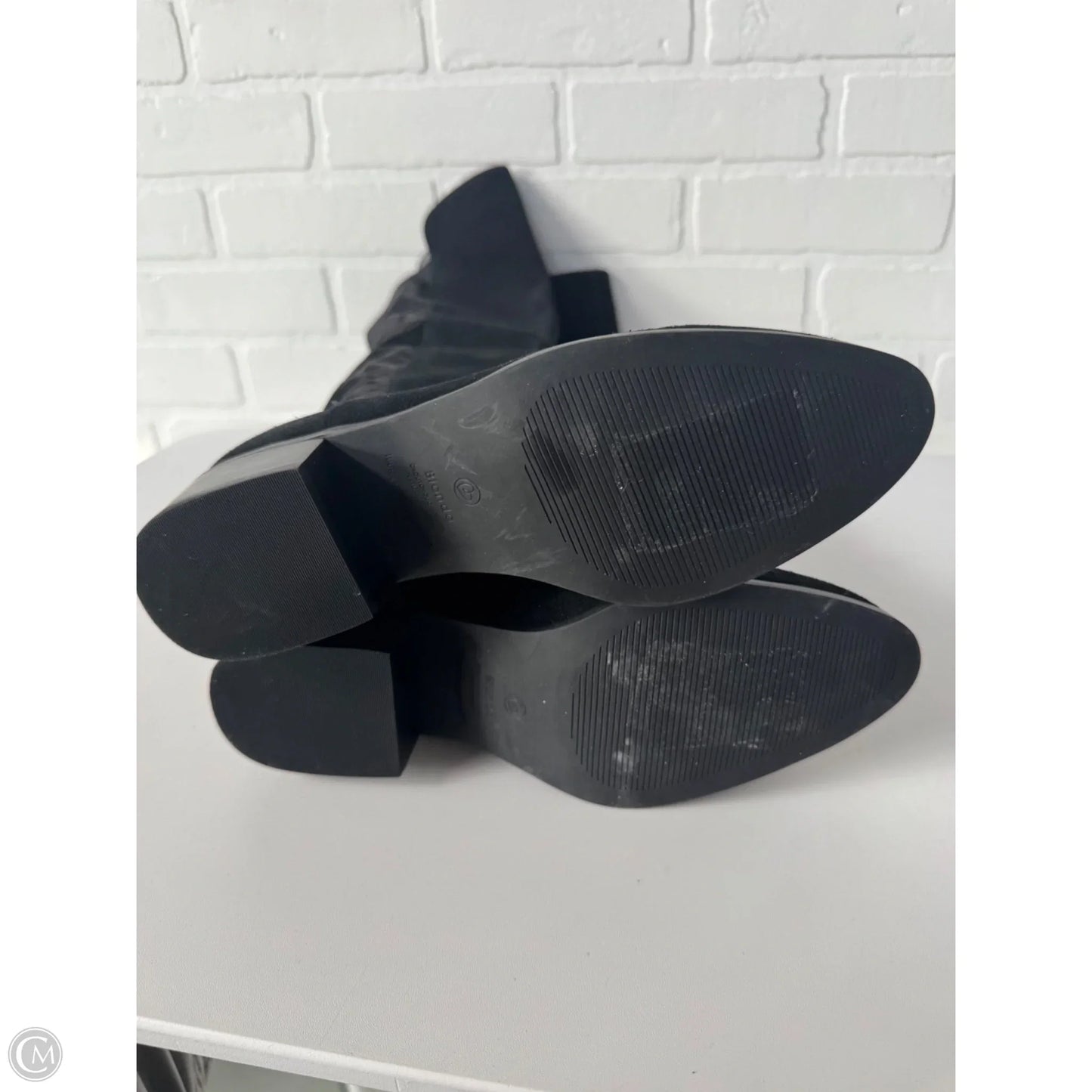 Boots Knee Flats By Blondo In Black, Size: 9.5