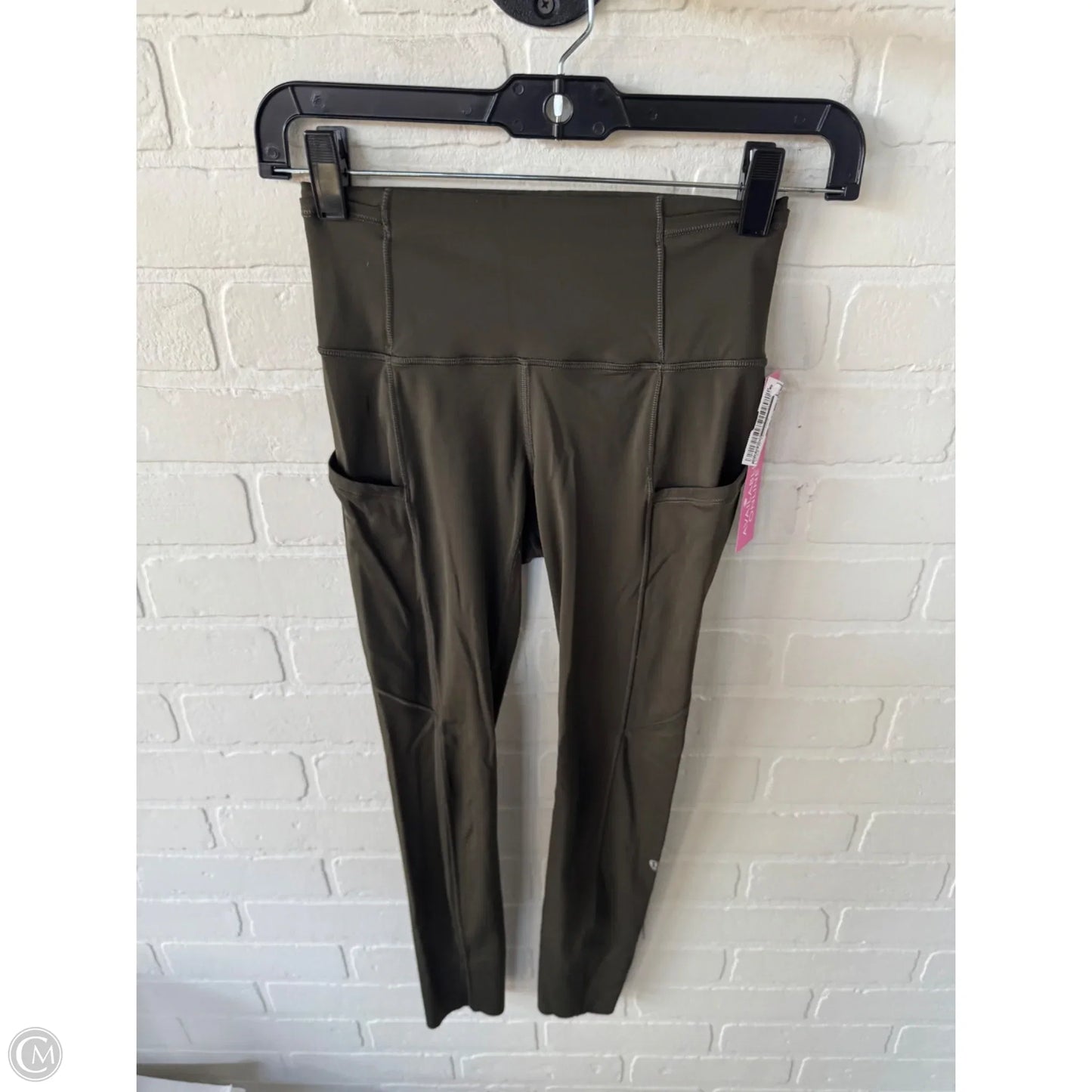 Athletic Leggings By Lululemon In Green, Size: 2