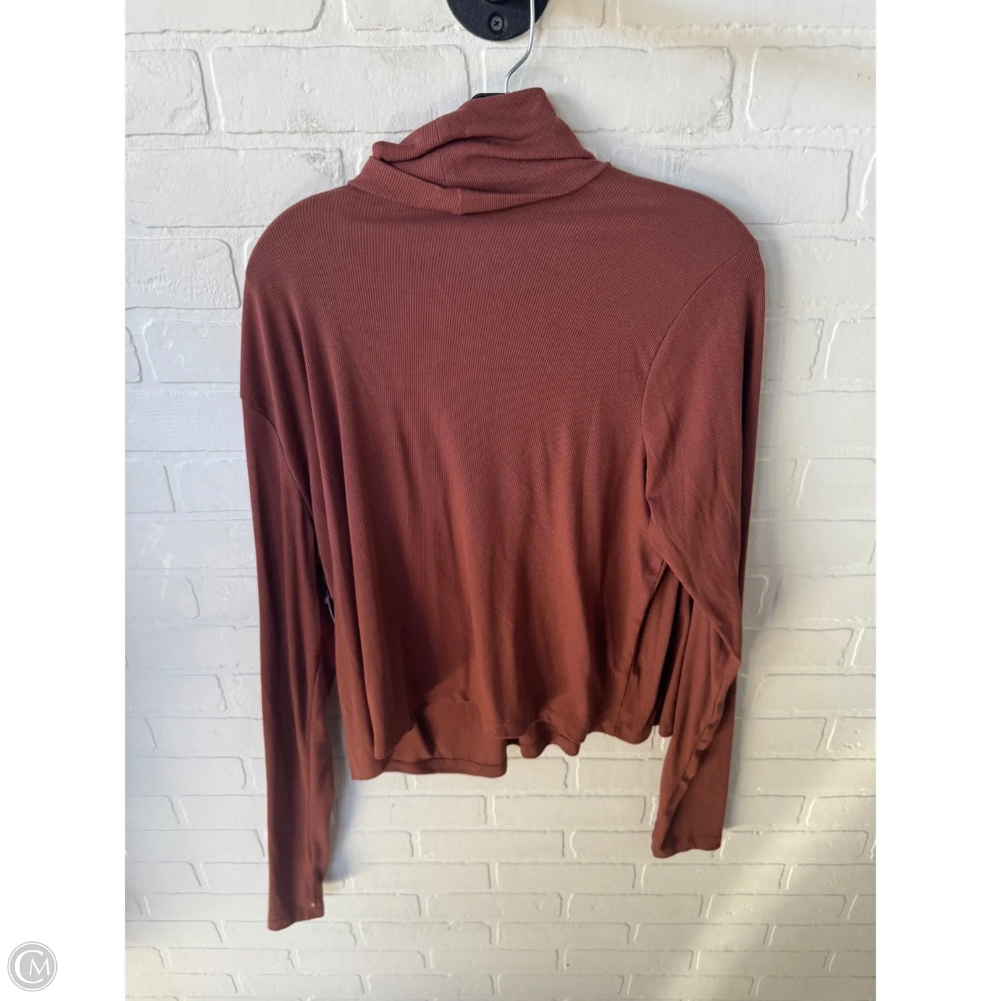 Top Long Sleeve By Old Navy In Brown, Size: Xl