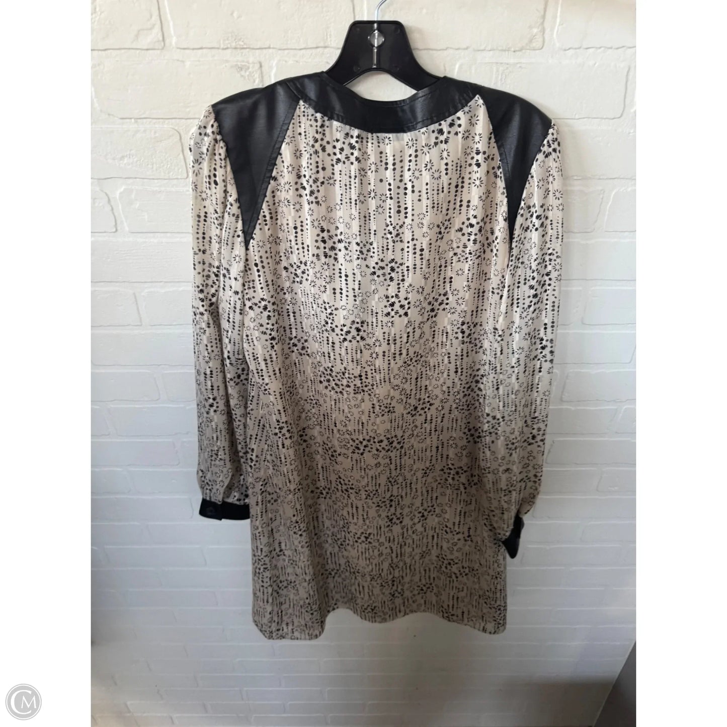 Dress Work By Cabi In Black & Tan, Size: M