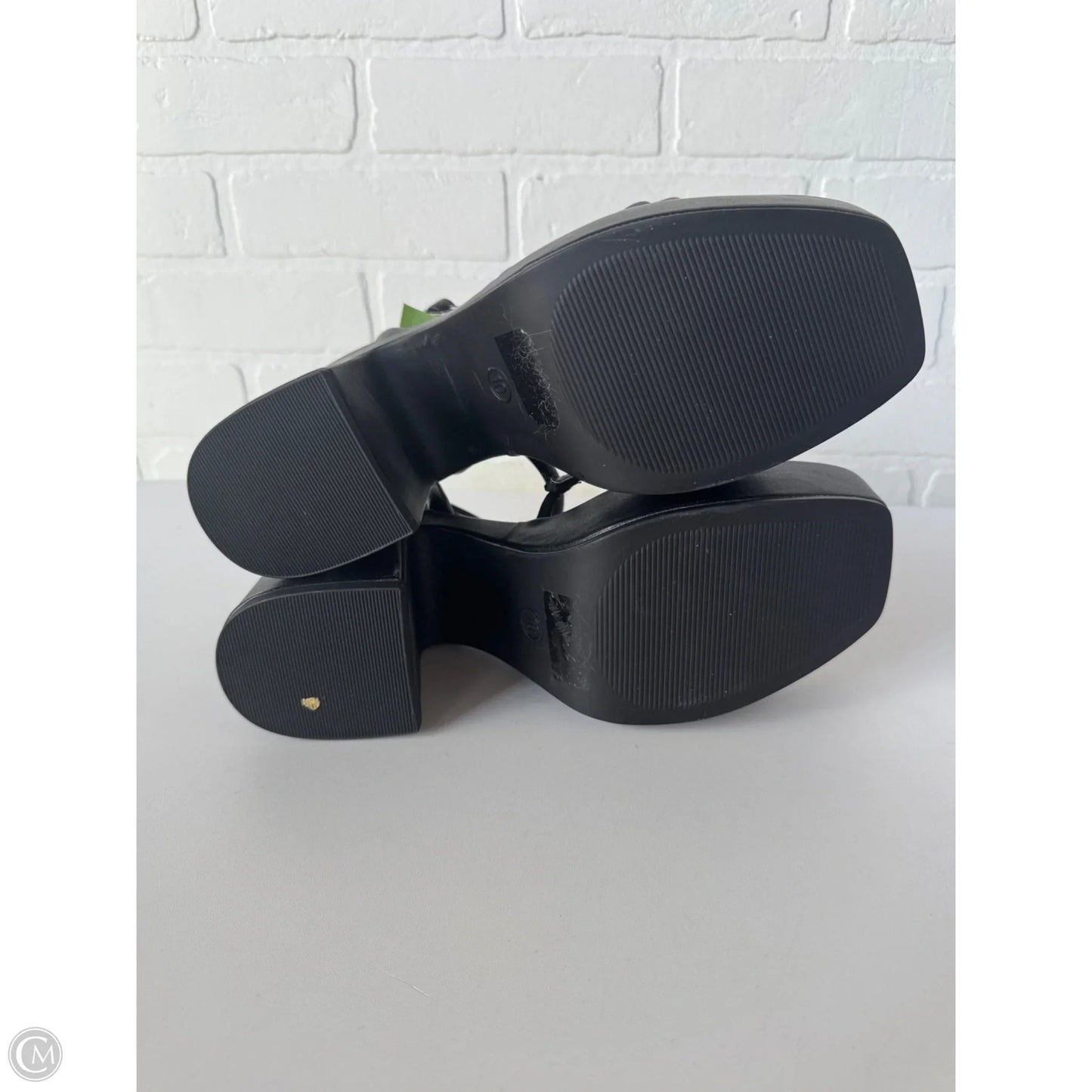 Sandals Heels Block By Wild Fable In Black, Size: 10