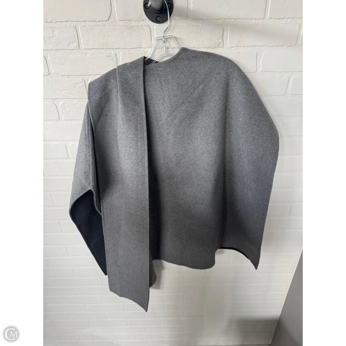 Shawl By Lands End In Grey, Size: Osfm