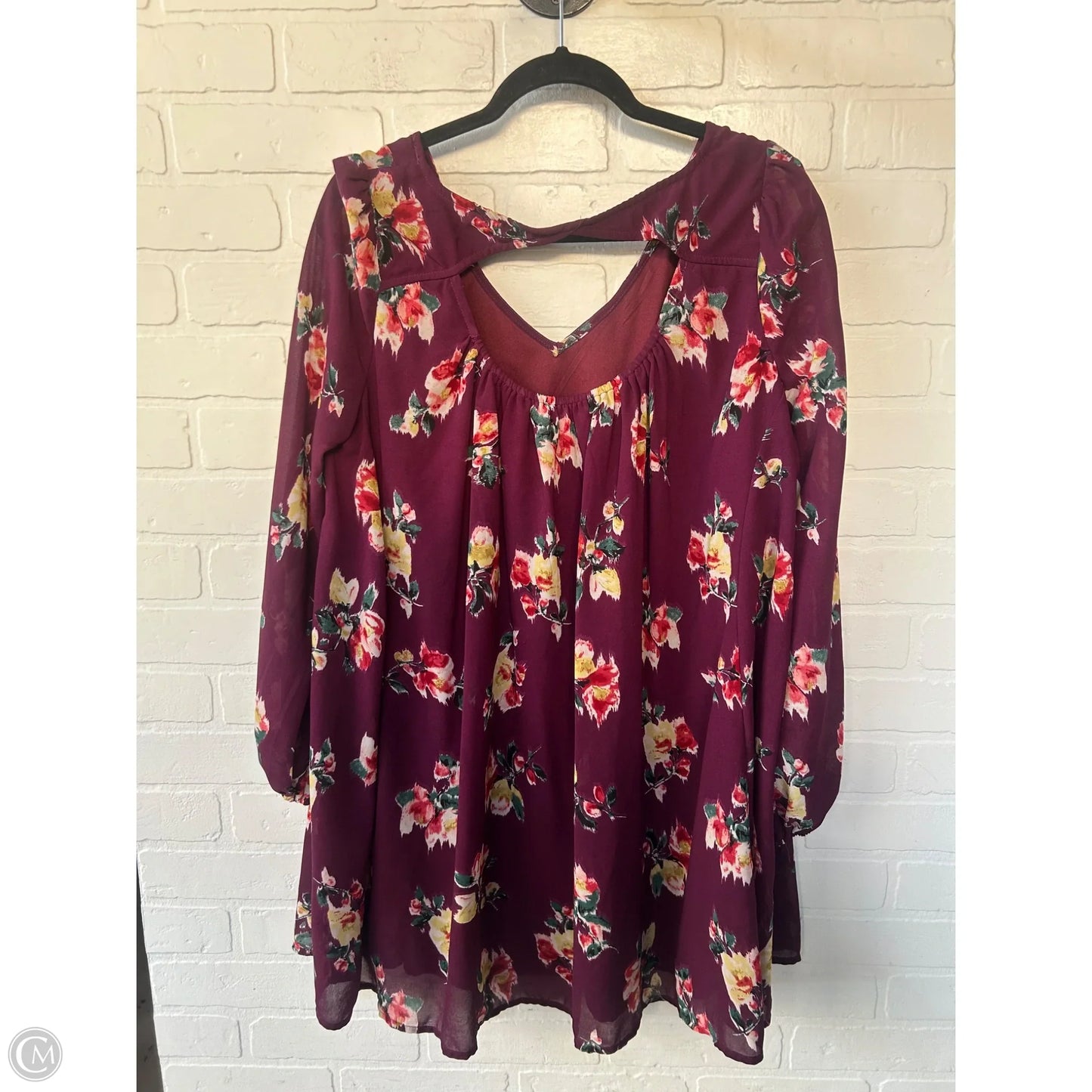 Dress Casual Short By Entro In Purple, Size: L