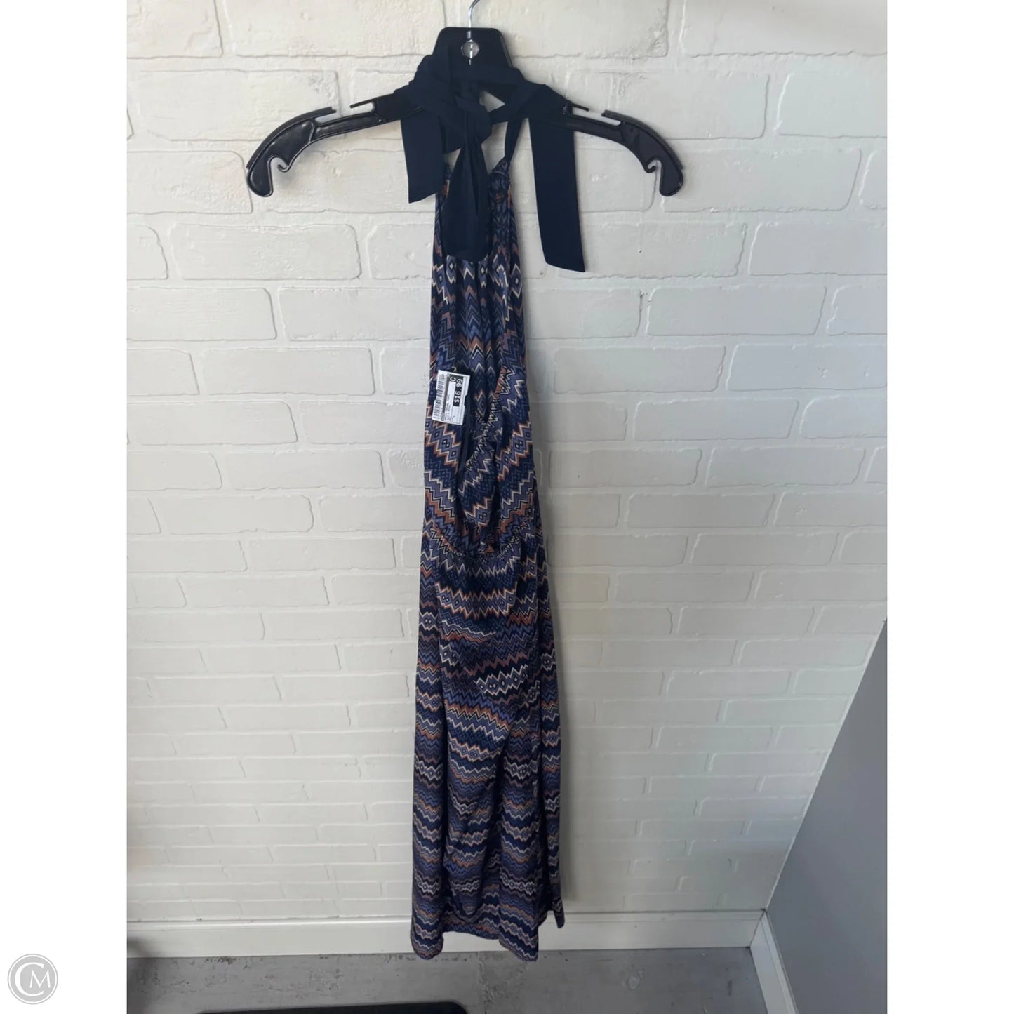 Dress Casual Maxi By Ezra In Blue & Brown, Size: S