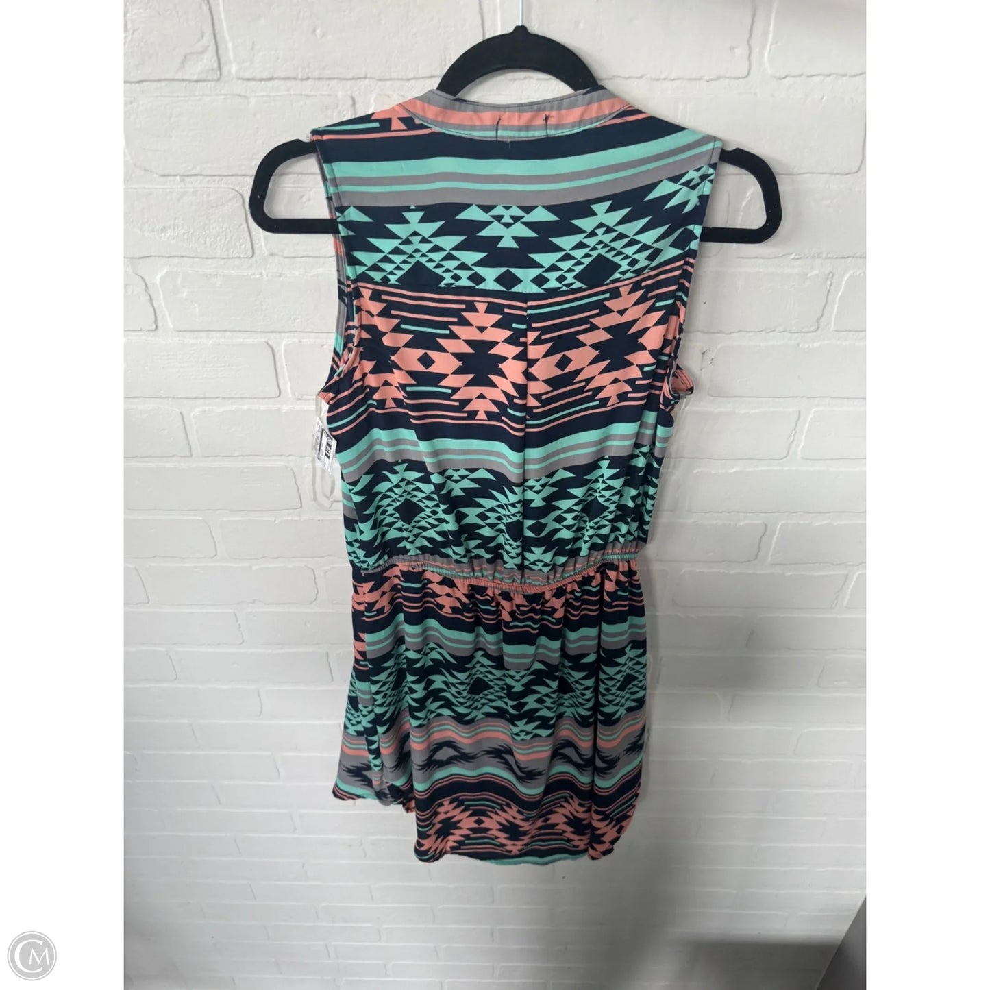 Dress Casual Short By Rue 21 In Blue & Orange, Size: M