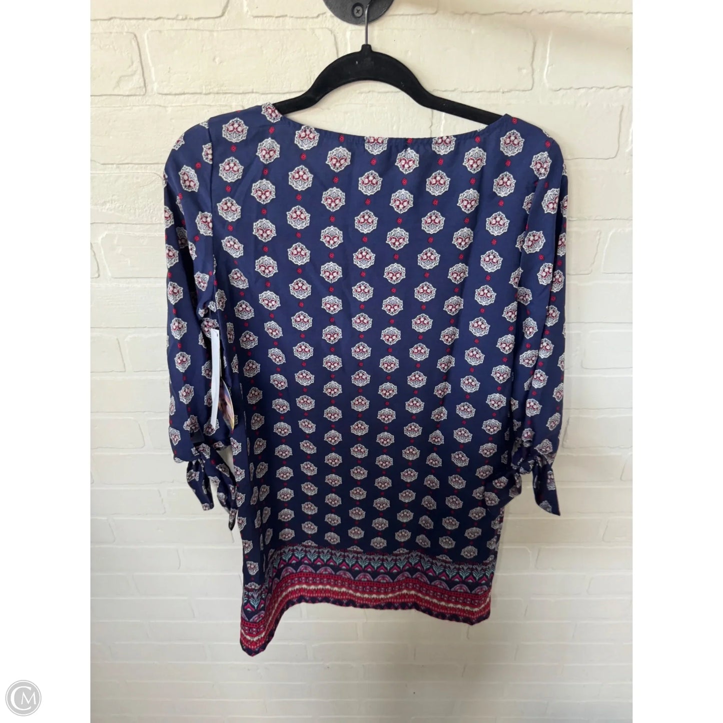 Dress Casual Short By Bebop In Blue & Red & White, Size: S