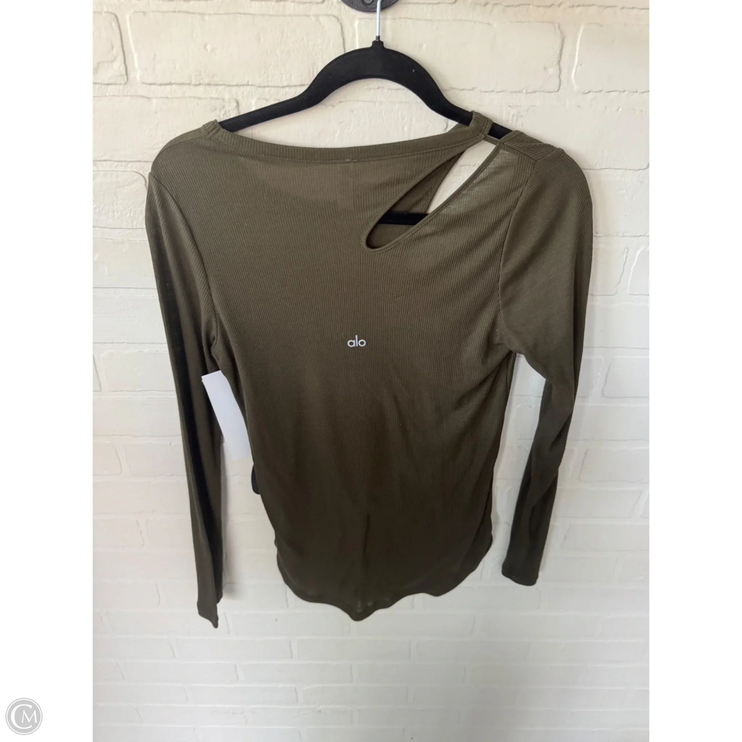 Athletic Top Long Sleeve Crewneck By Alo In Green, Size: Xs