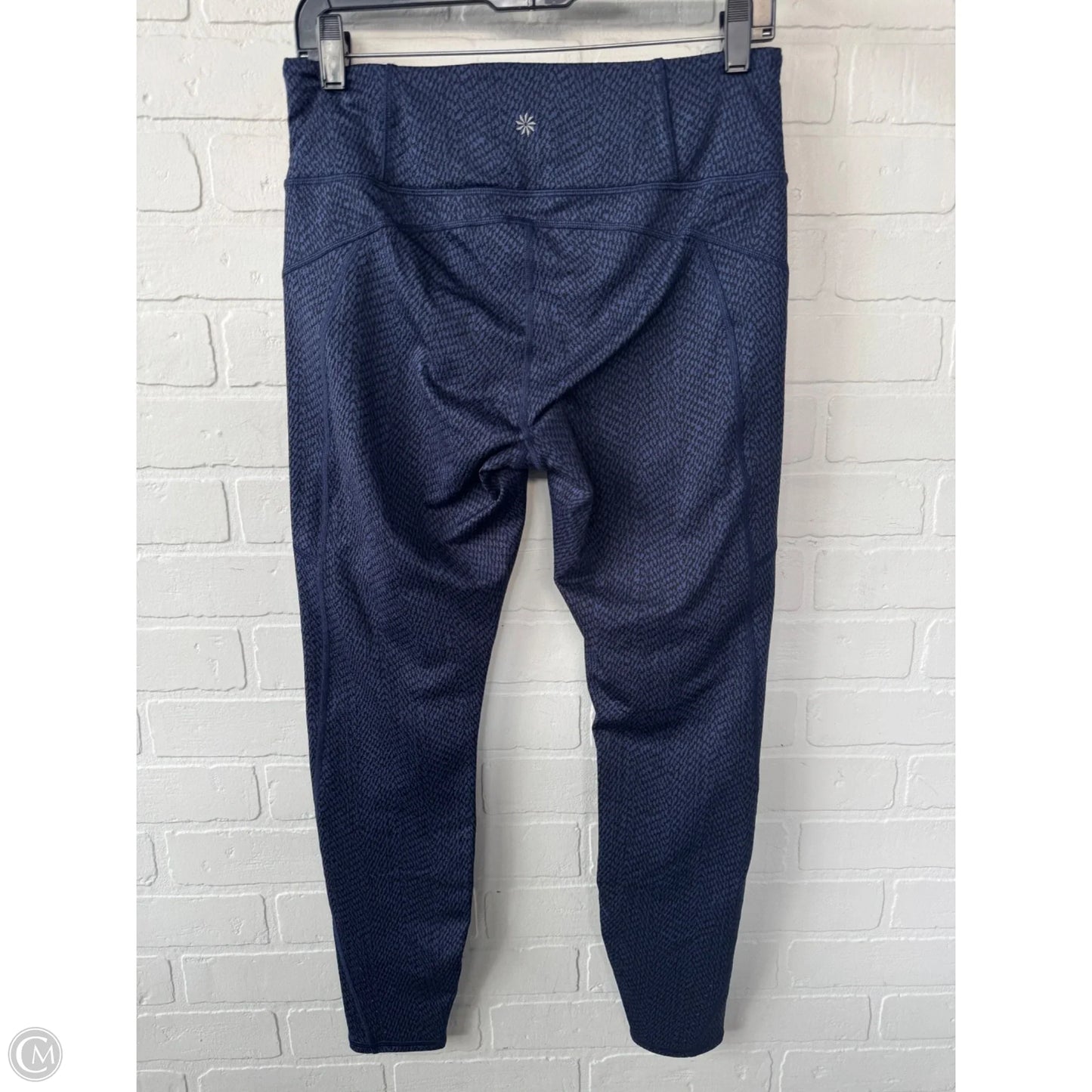 Athletic Leggings By Athleta In Blue, Size: 8