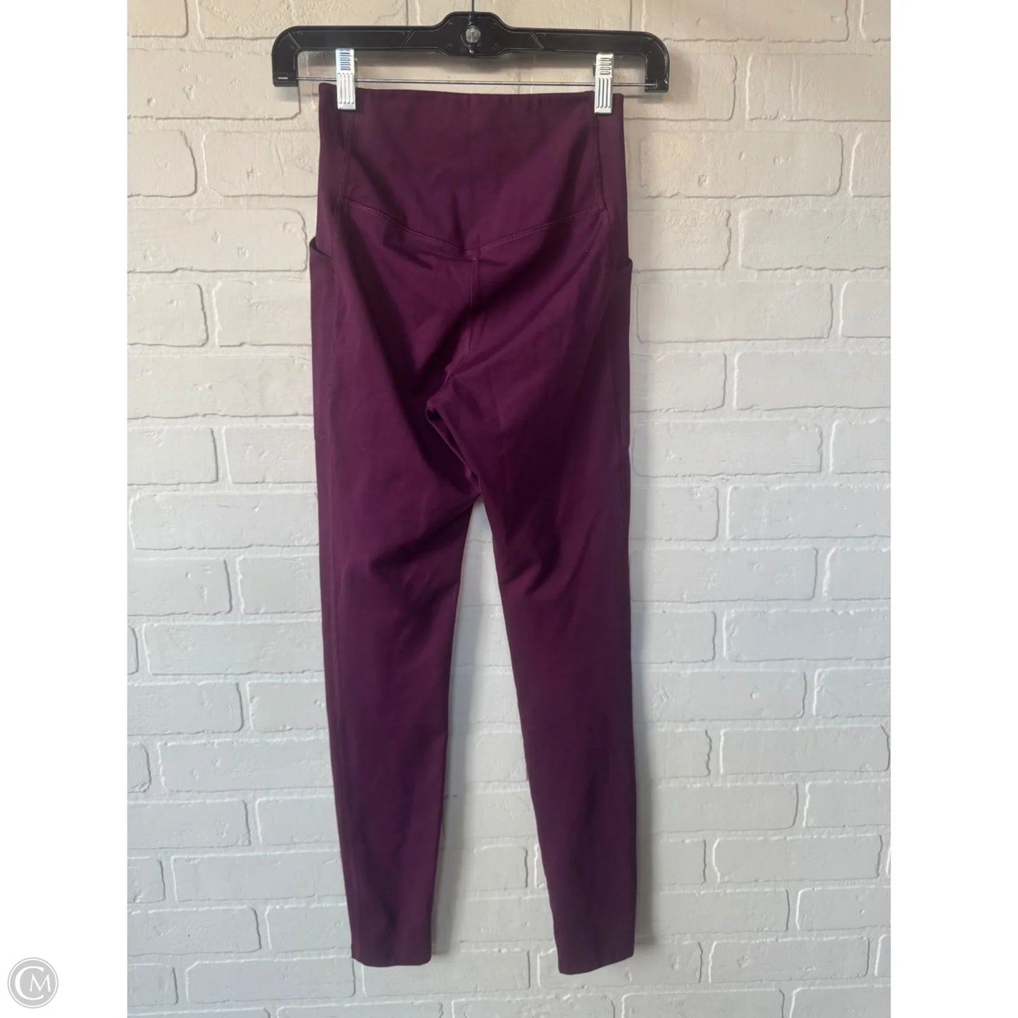 Athletic Leggings By Girlfriend Collective In Purple, Size: 0