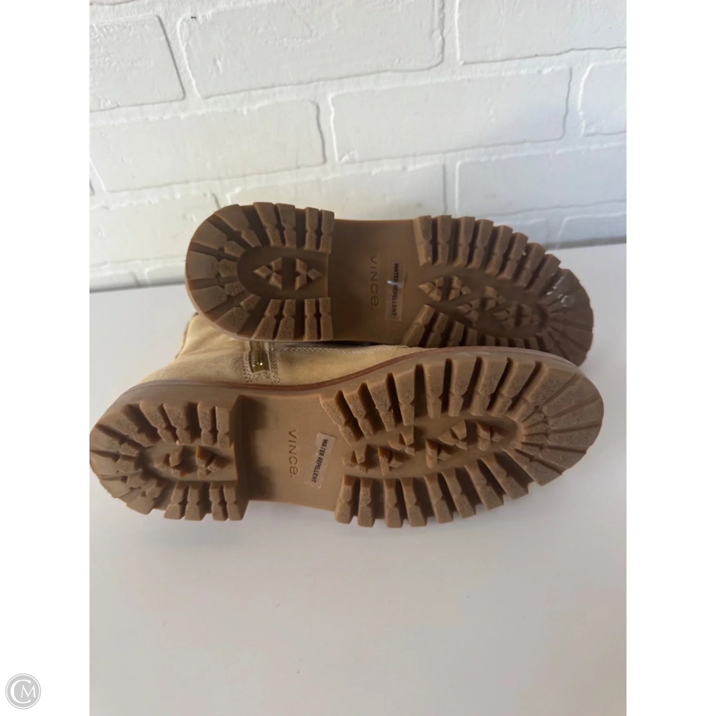 Boots Ankle Flats By Vince In Tan, Size: 7.5