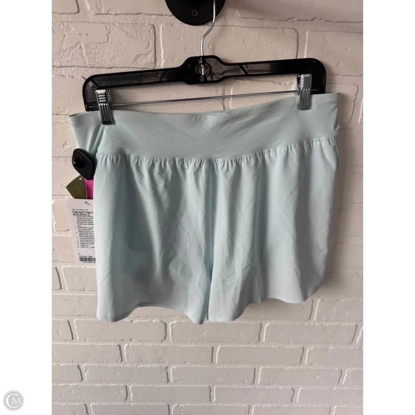 Athletic Shorts By Lululemon In Blue, Size: 12