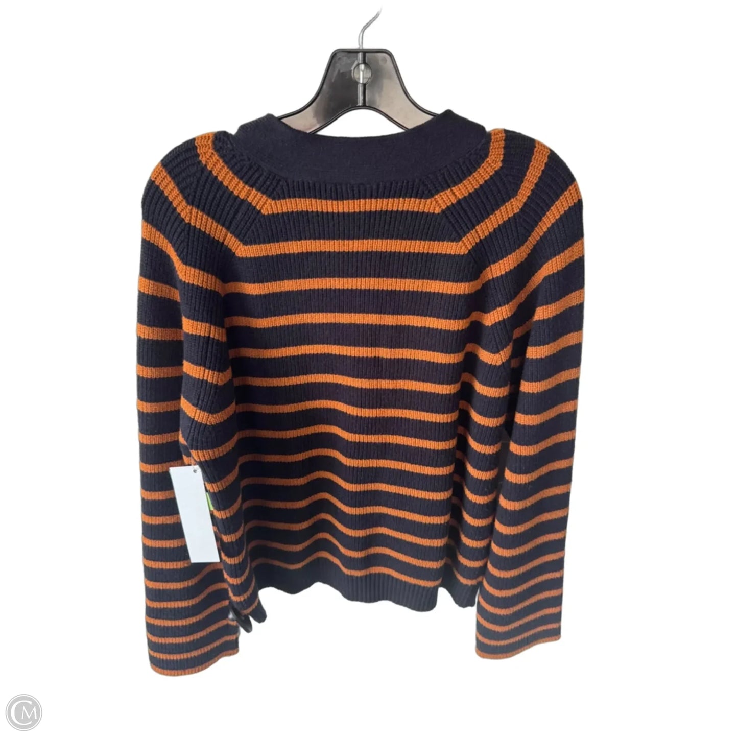 Sweater Cardigan By Bobeau In Navy, Size: L