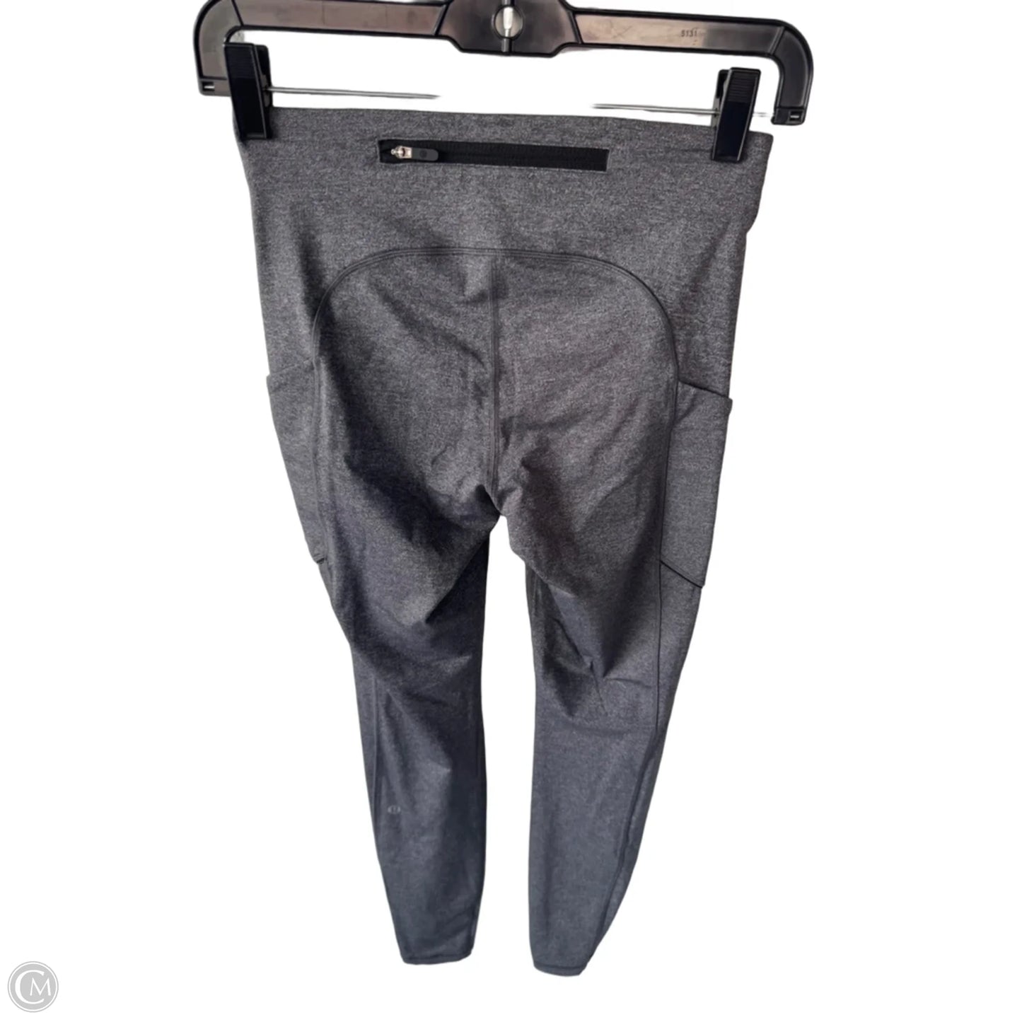 Athletic Leggings By Lululemon In Grey, Size: 4