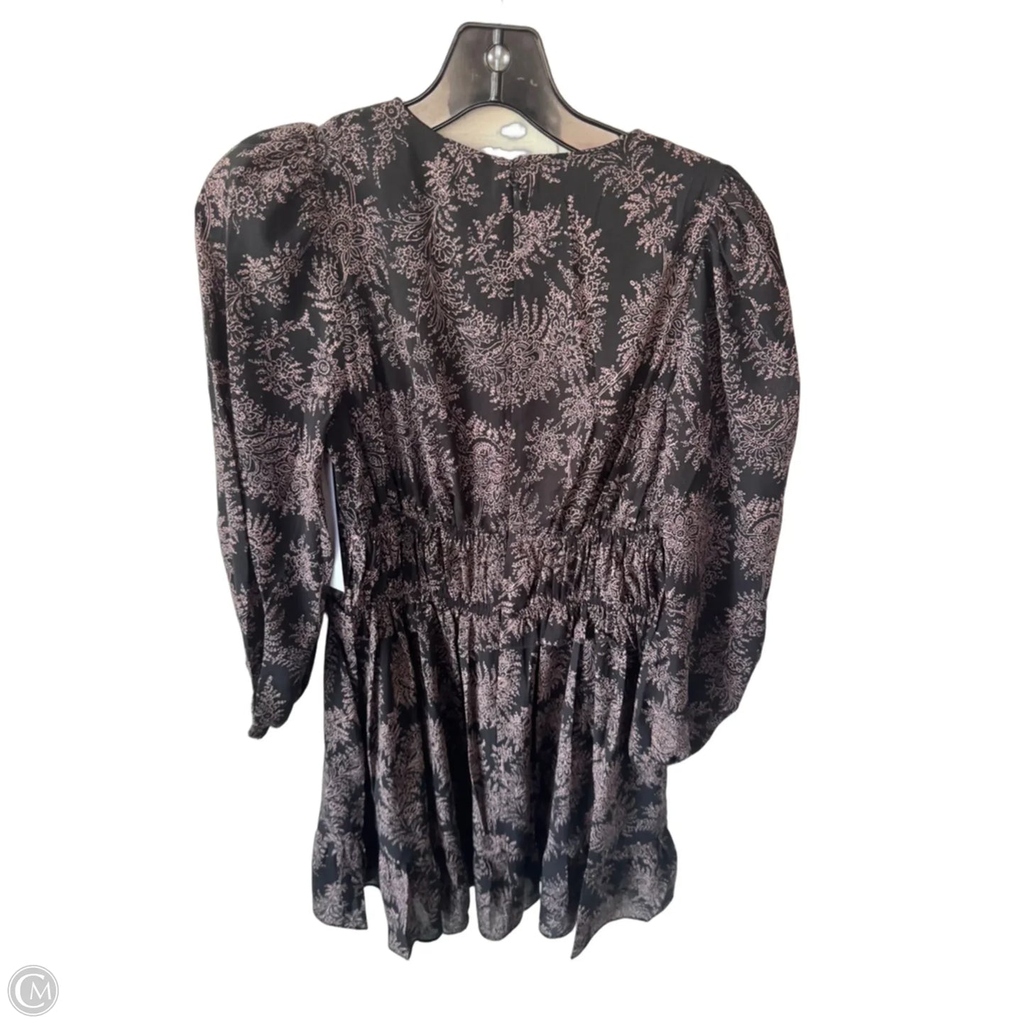 Dress Casual Short By Ann Taylor In Black & Pink, Size: Xsp