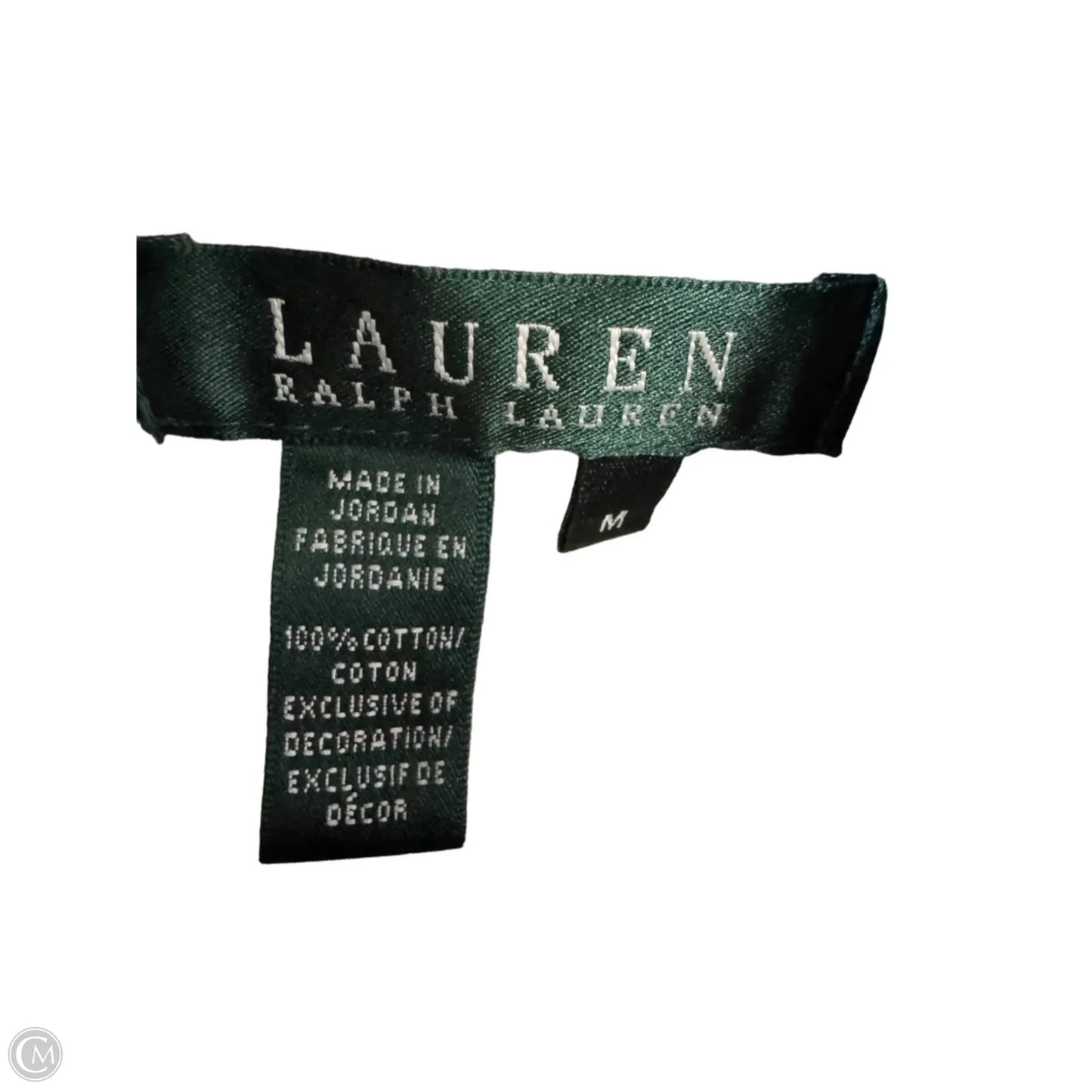 Top Long Sleeve By Lauren By Ralph Lauren In Grey, Size: M