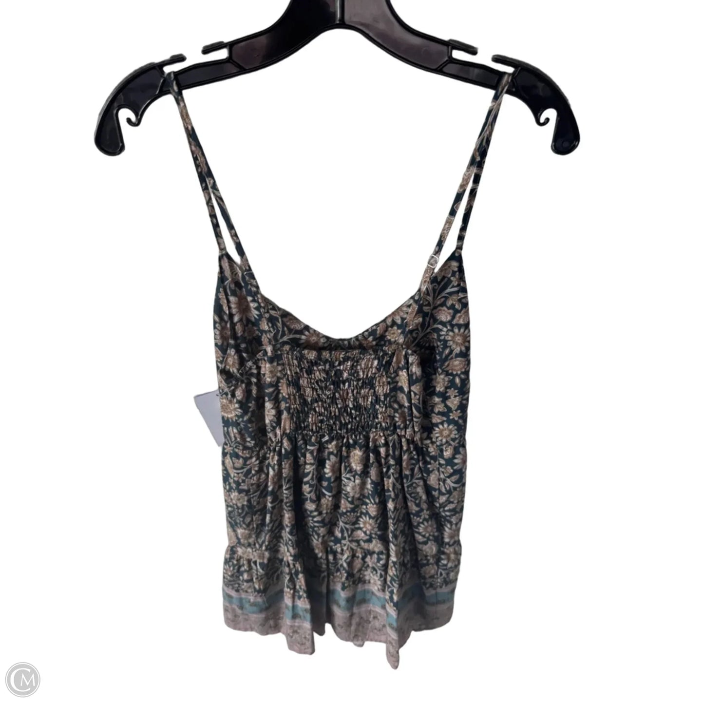 Dress Casual Short By Self Contrast In Blue & Brown, Size: S