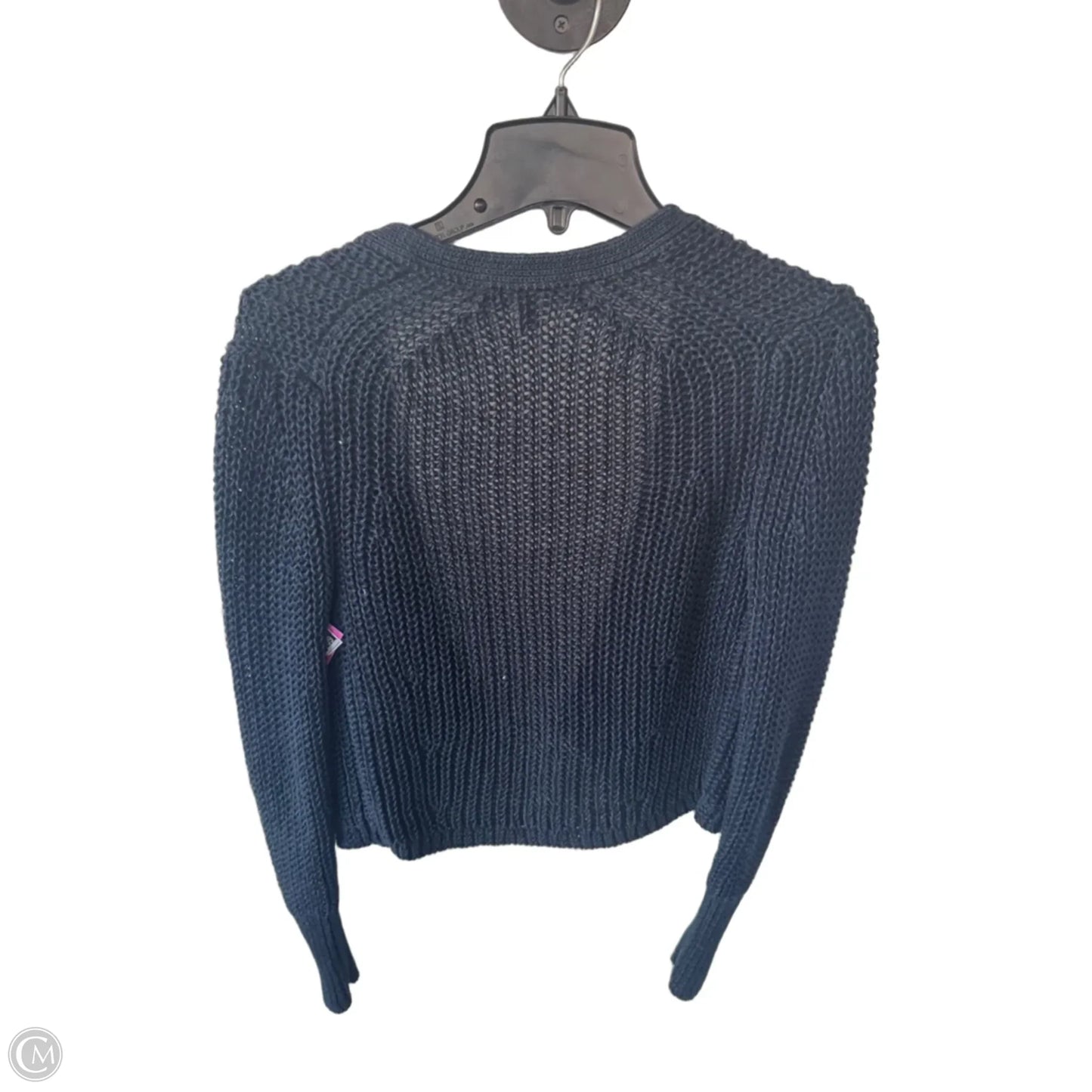 Sweater Cardigan By Banana Republic In Navy, Size: S