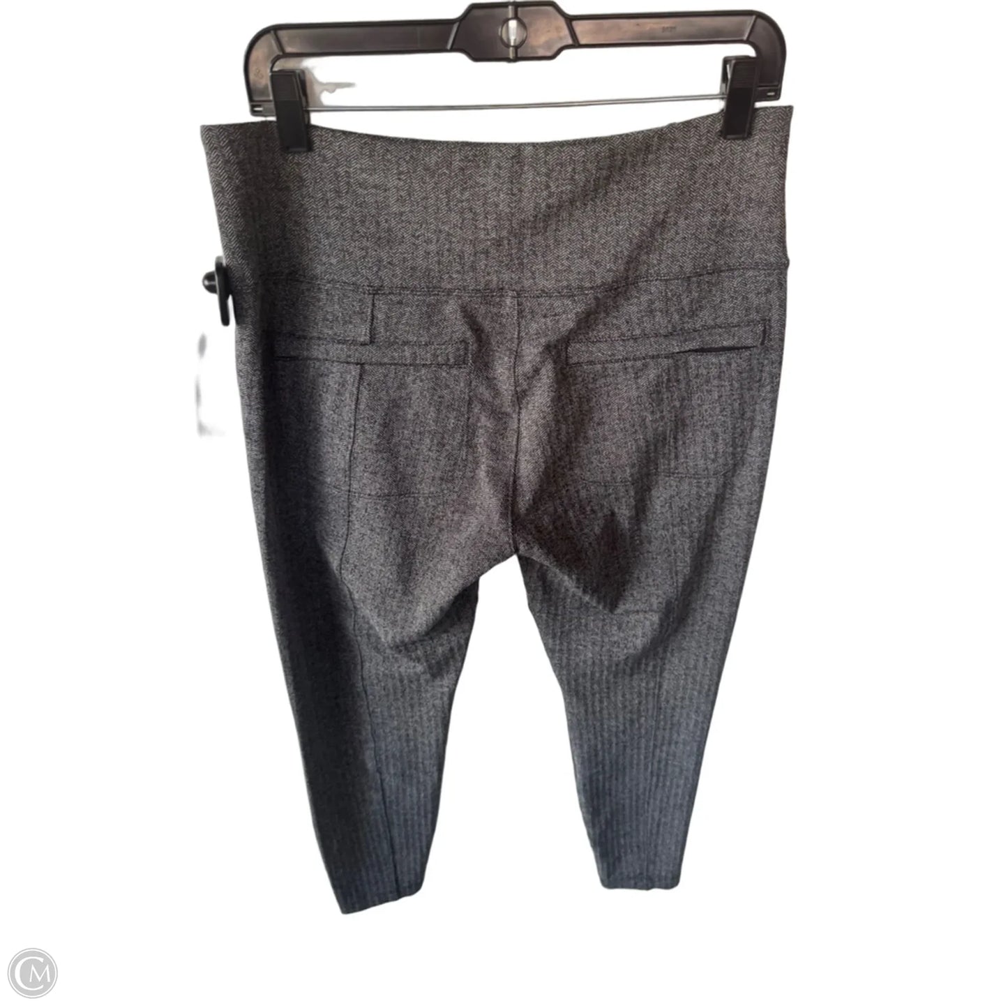 Athletic Leggings By Athleta In Black & White, Size: 12