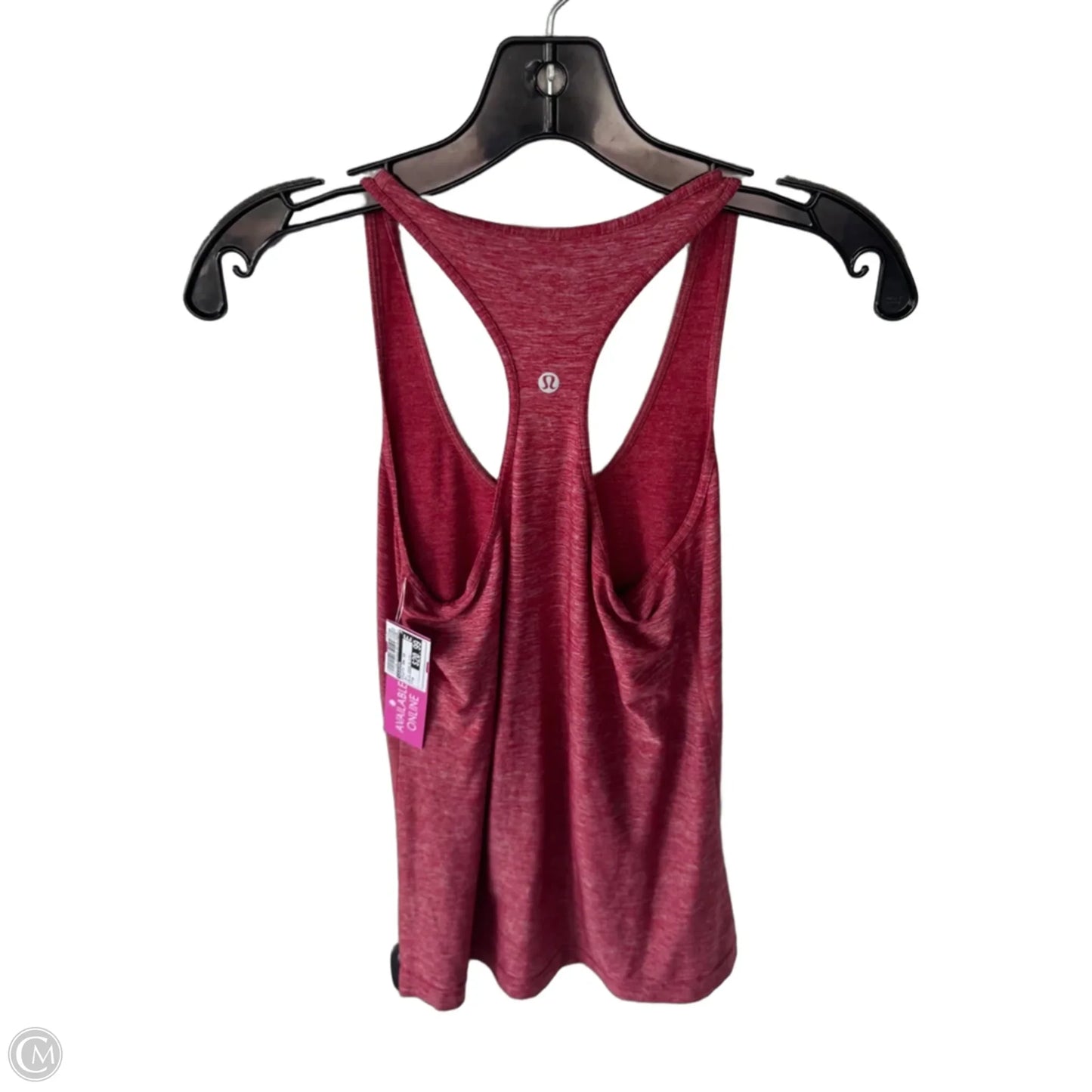 Athletic Tank Top By Lululemon In Red, Size: M