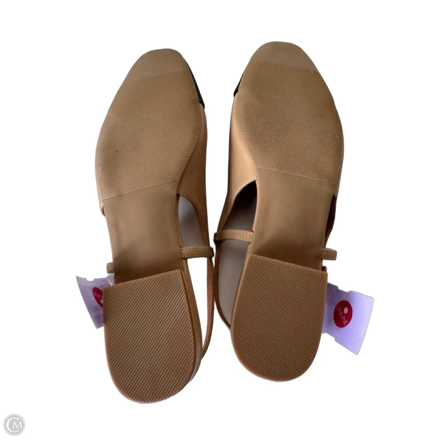 Shoes Flats By Madden Girl In Black & Tan, Size: 7.5