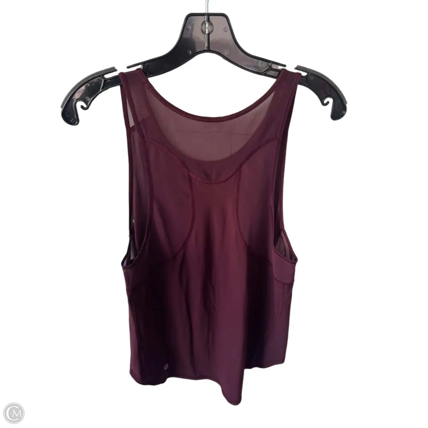 Athletic Tank Top By Lululemon In Maroon, Size: S