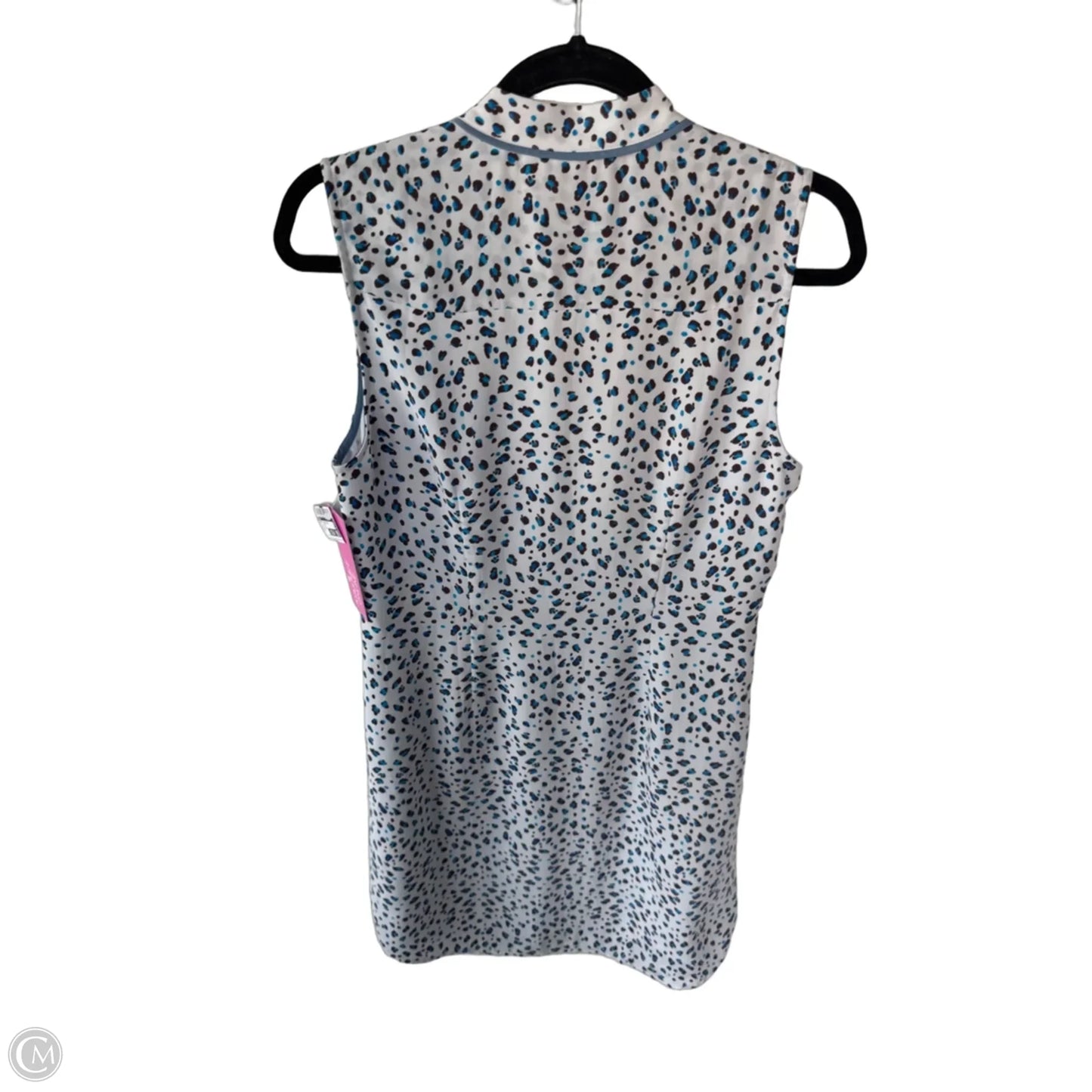 Dress Casual Midi By Cabi In Blue & White, Size: M