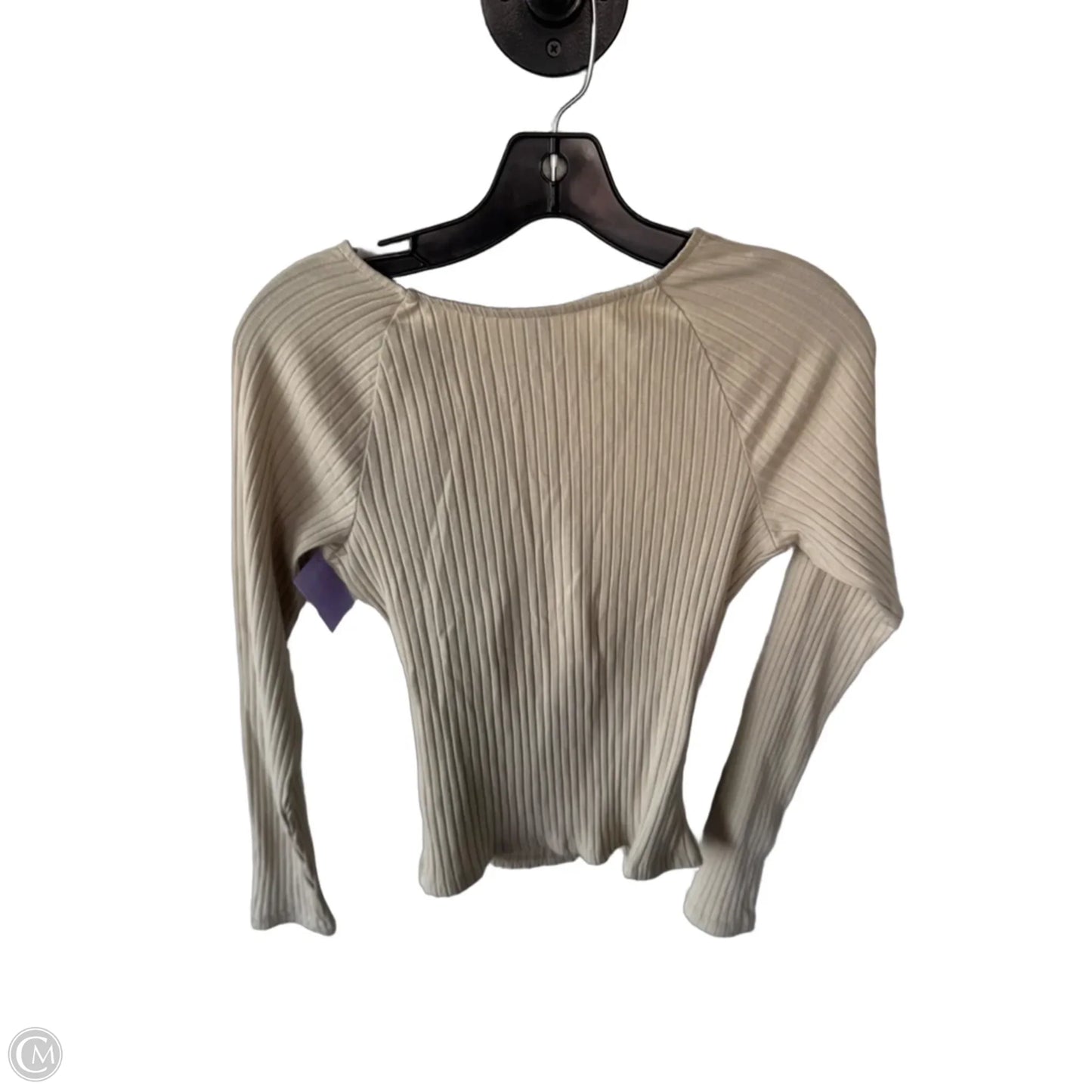 Top Long Sleeve By Universal Thread In Beige, Size: Xs