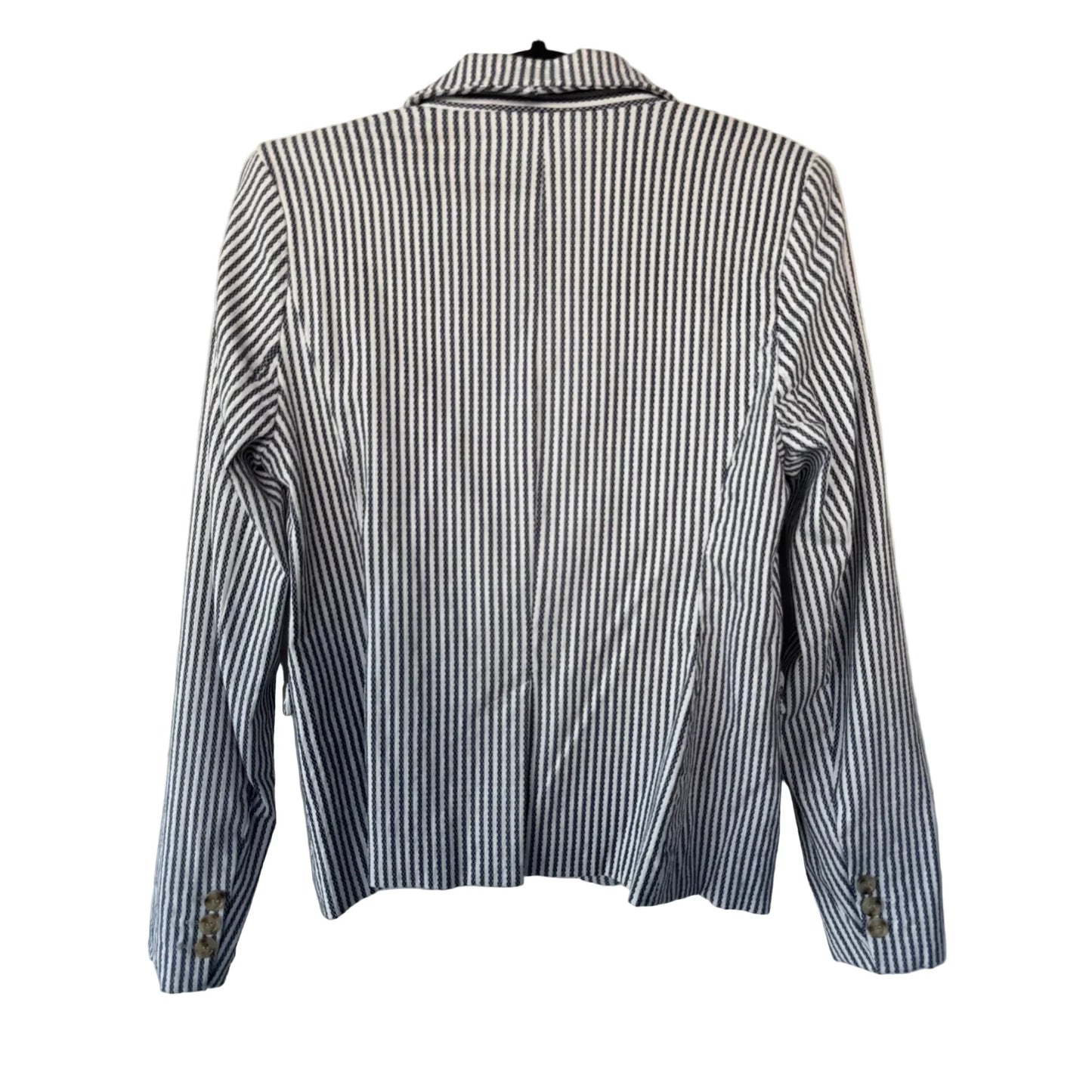 Blazer By Rachel Zoe In Blue & White, Size: M