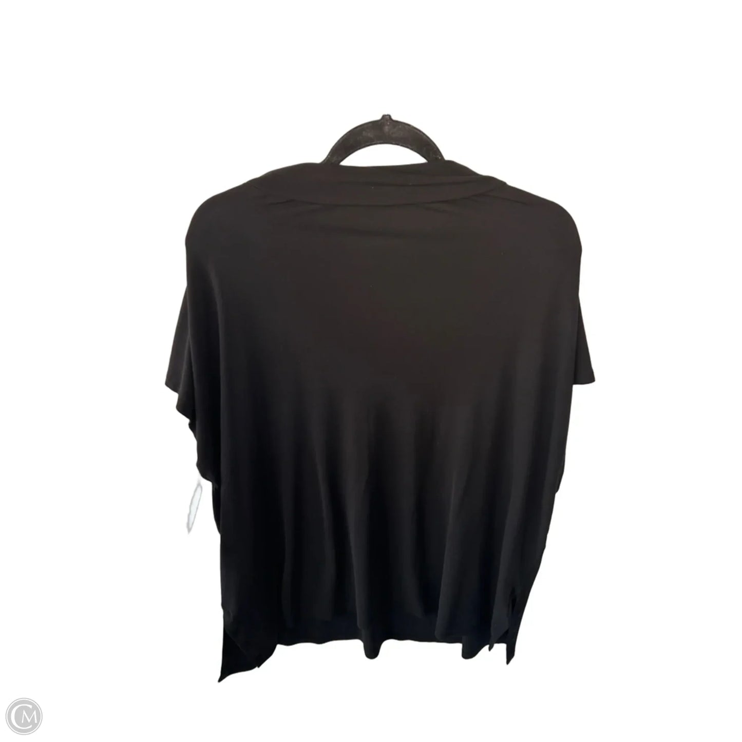 Top Short Sleeve By Eileen Fisher In Black, Size: S