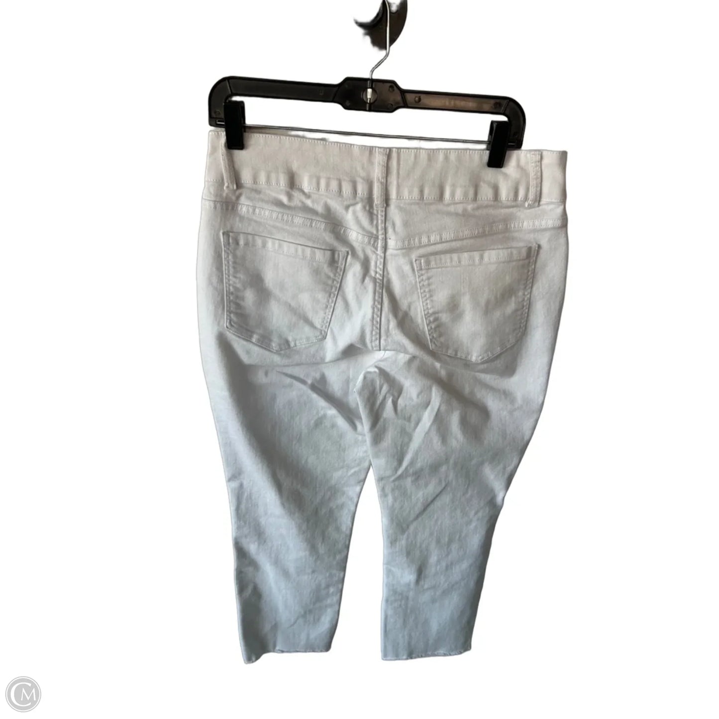 Jeans Straight By D Jeans In White Denim, Size: 10