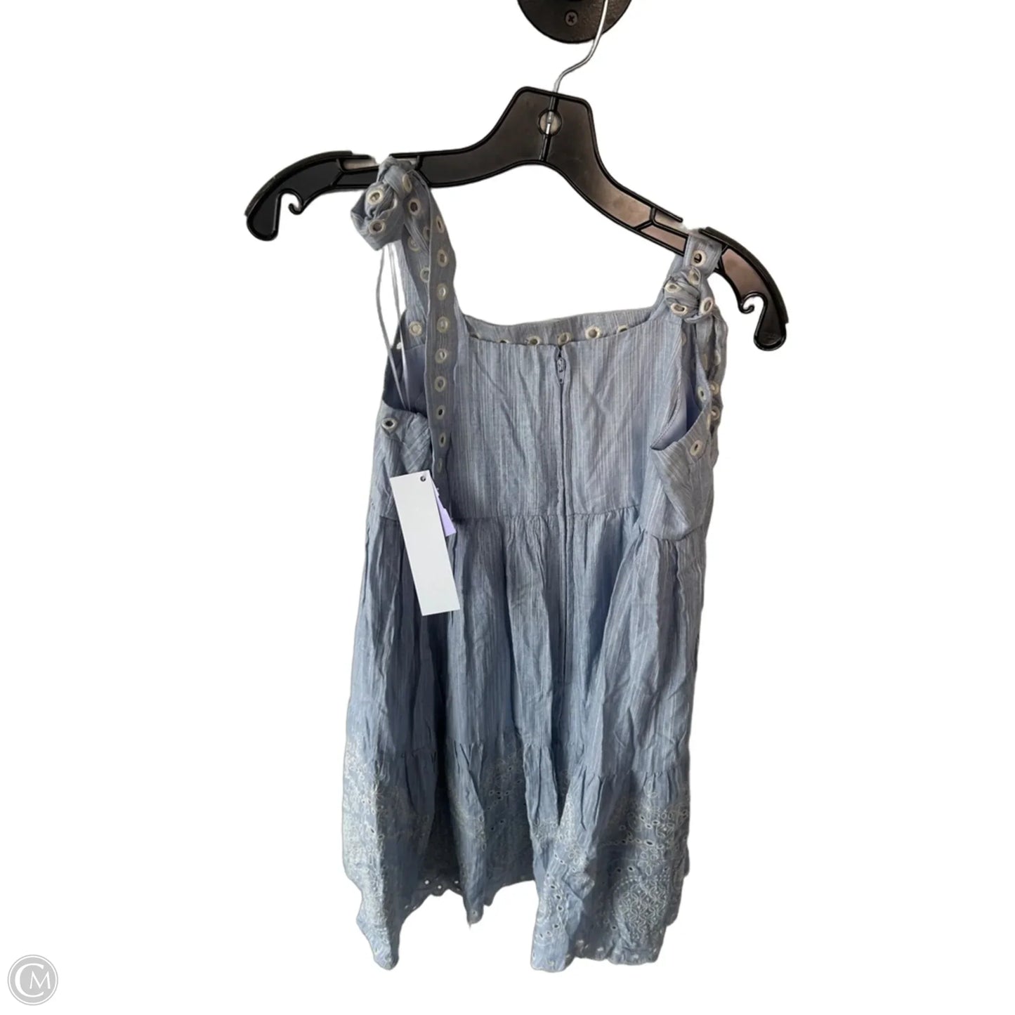 Dress Casual Short By Mi Ami In Blue & White, Size: S