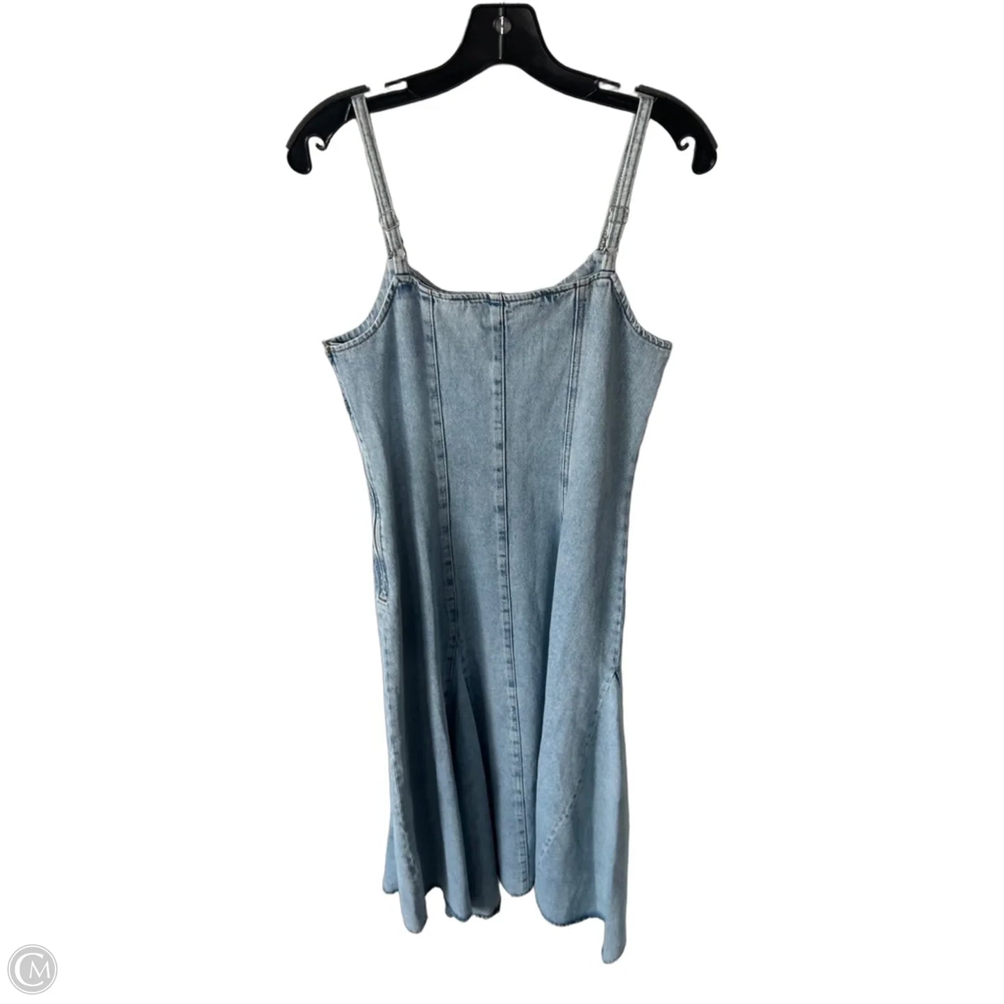 Dress Casual Midi By Cma In Blue Denim, Size: M