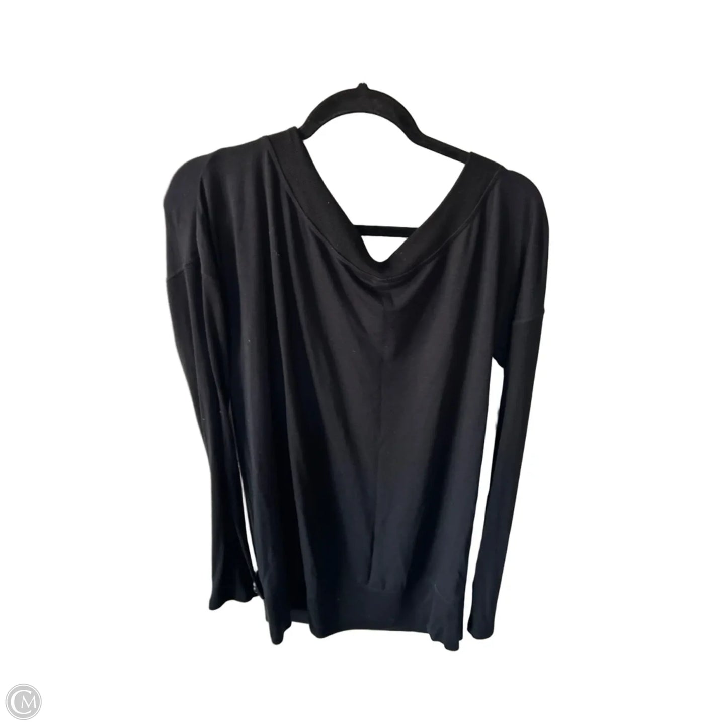 Athletic Sweatshirt Crewneck By Athleta In Black, Size: L