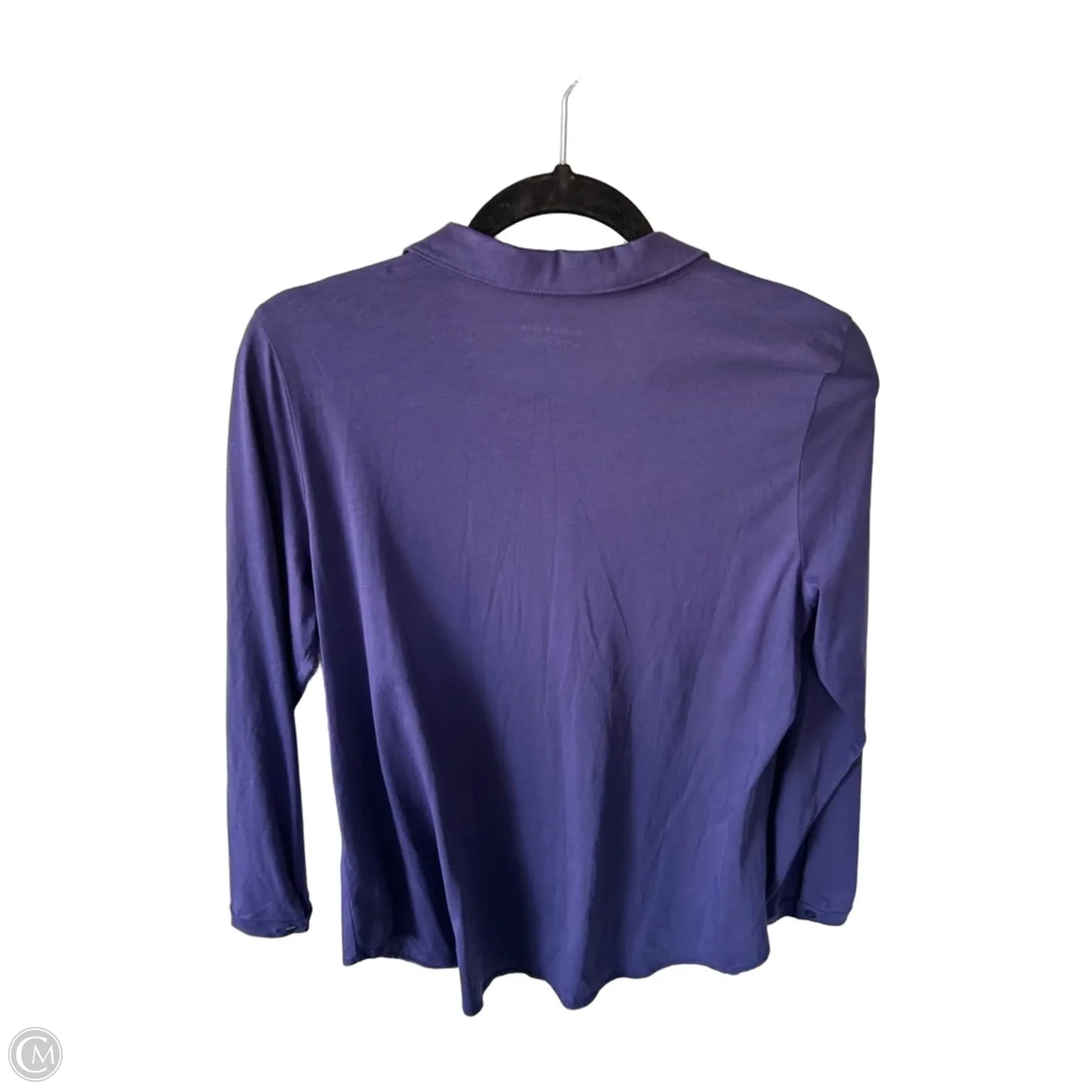 Top Long Sleeve By Eileen Fisher In Purple, Size: L