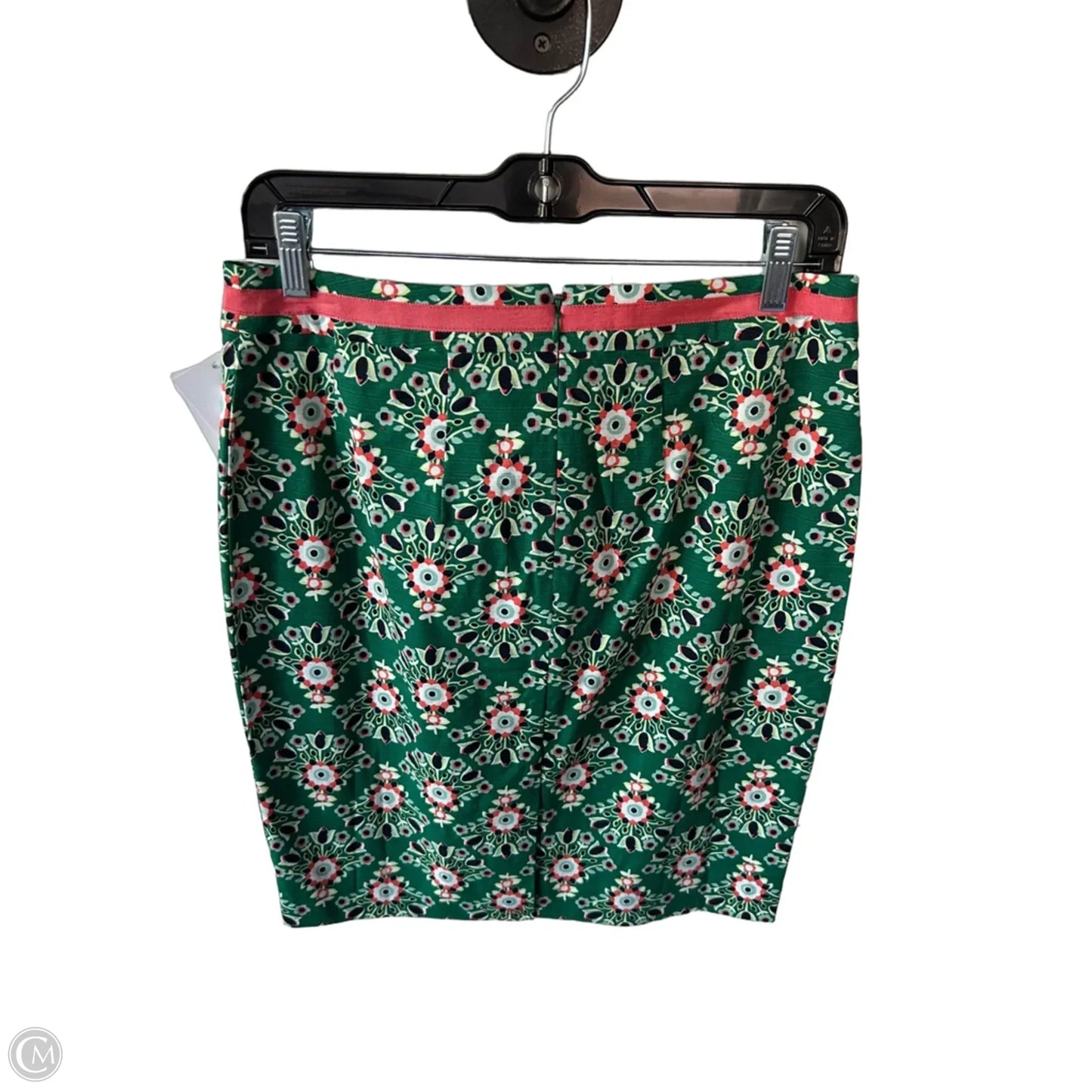 Skirt Mini & Short By Boden In Green & White, Size: 8p