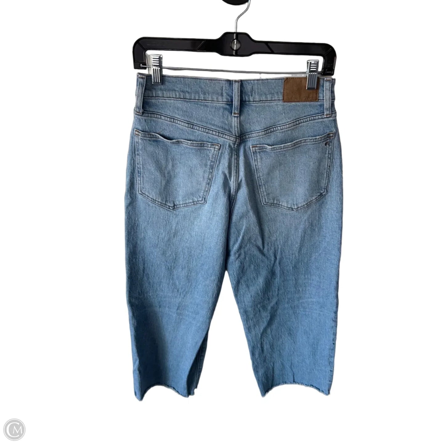 Jeans Wide Leg By Madewell In Blue Denim, Size: 6p