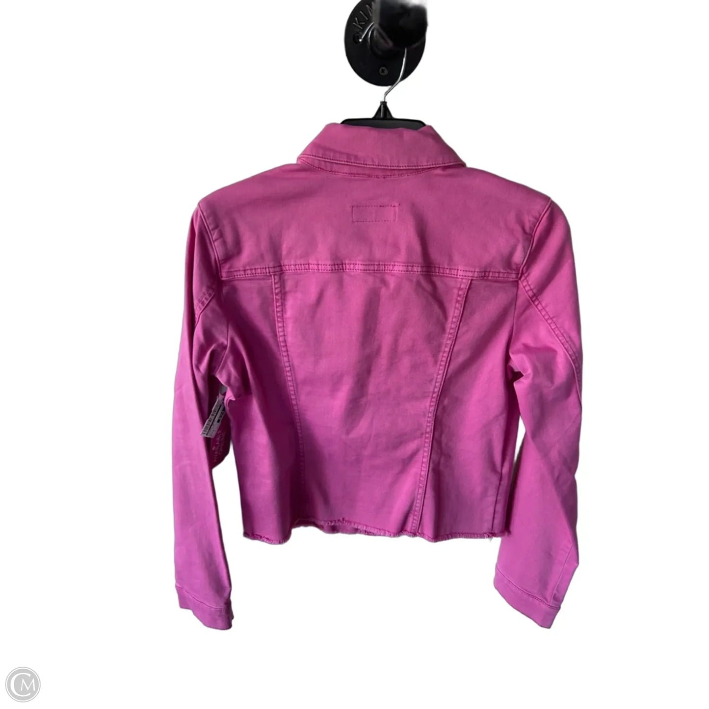 Jacket Denim By Kut In Pink Denim, Size: M