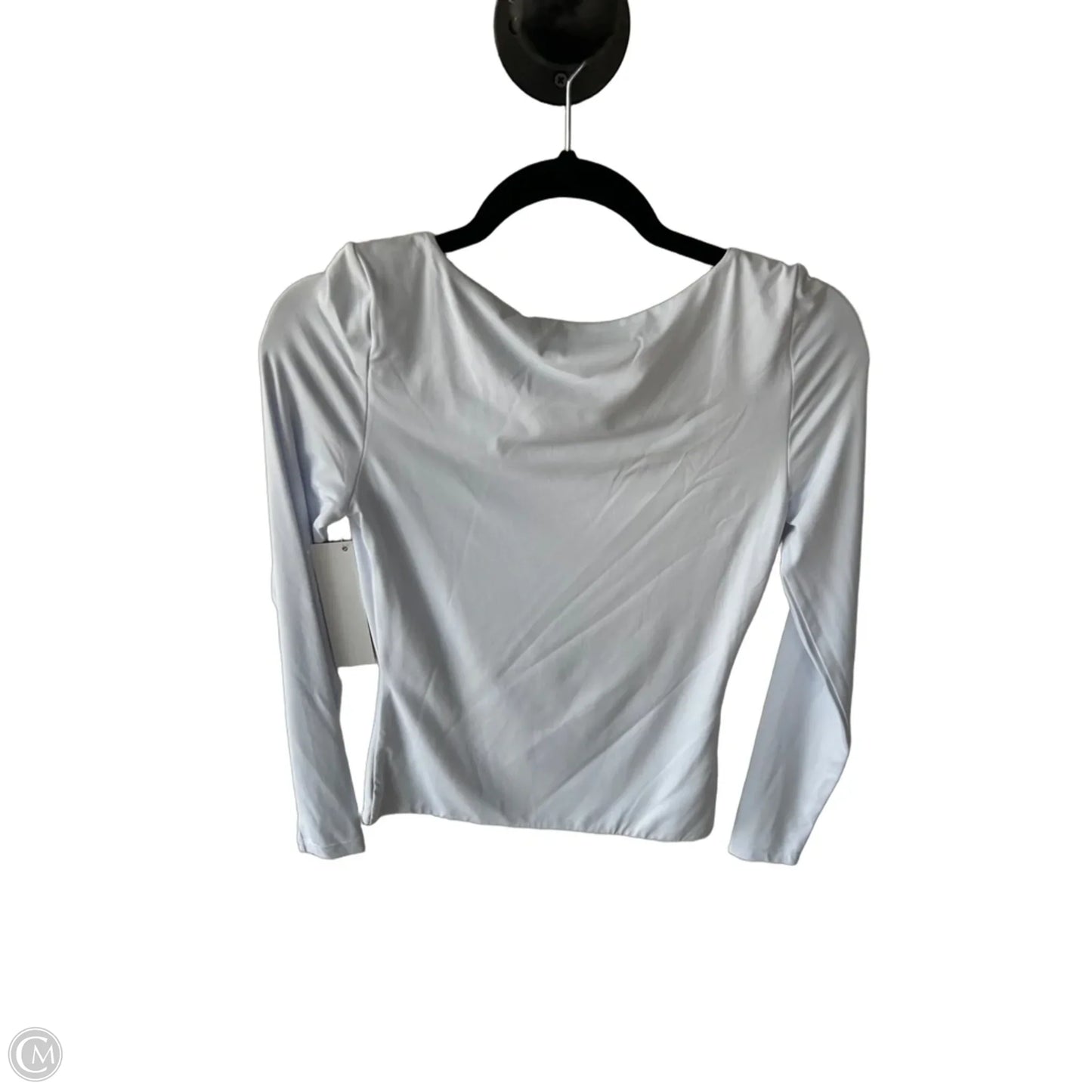Athletic Top Long Sleeve Crewneck By 90 Degrees By Reflex In White, Size: S