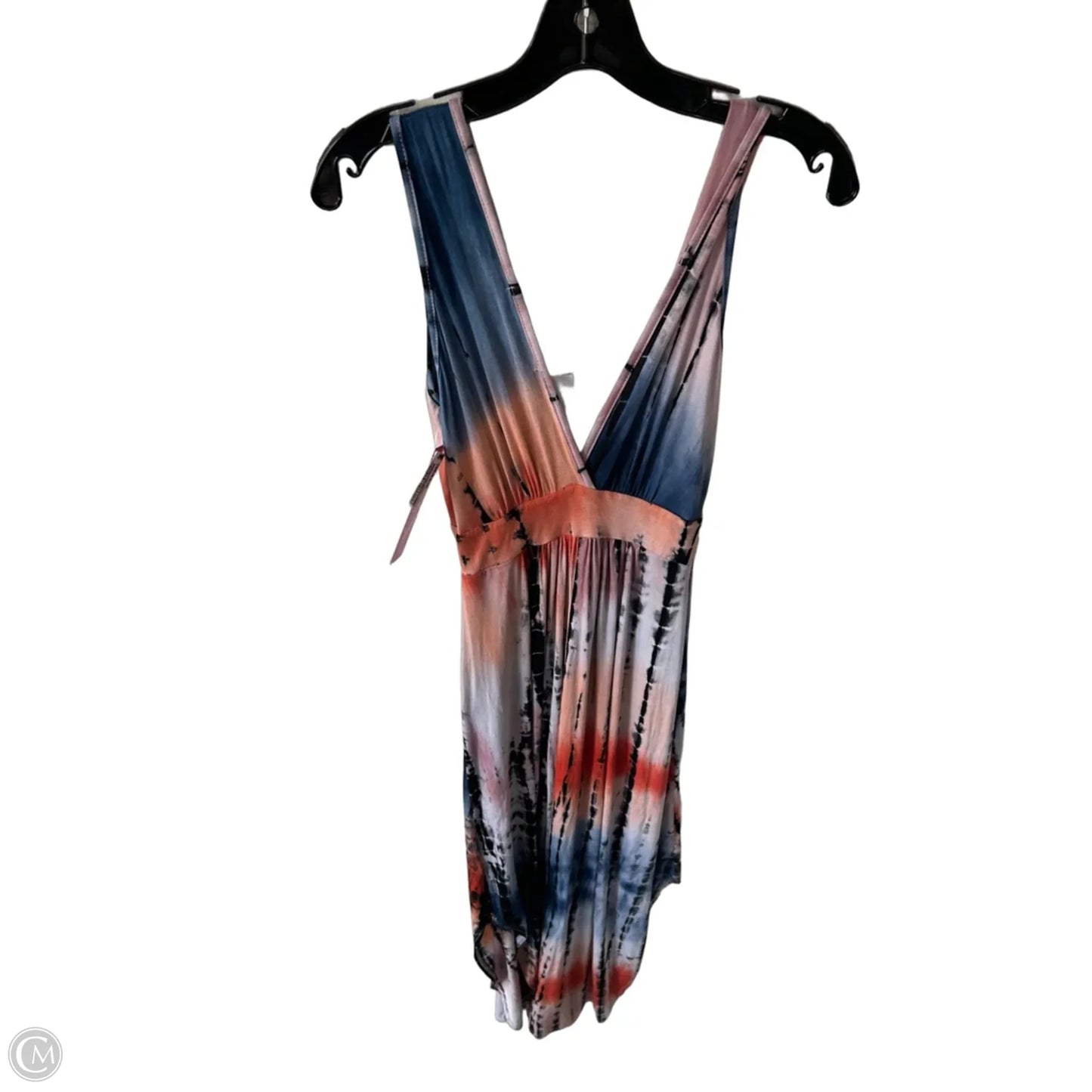 Dress Casual Maxi By Clothes Mentor In Black & Orange, Size: S