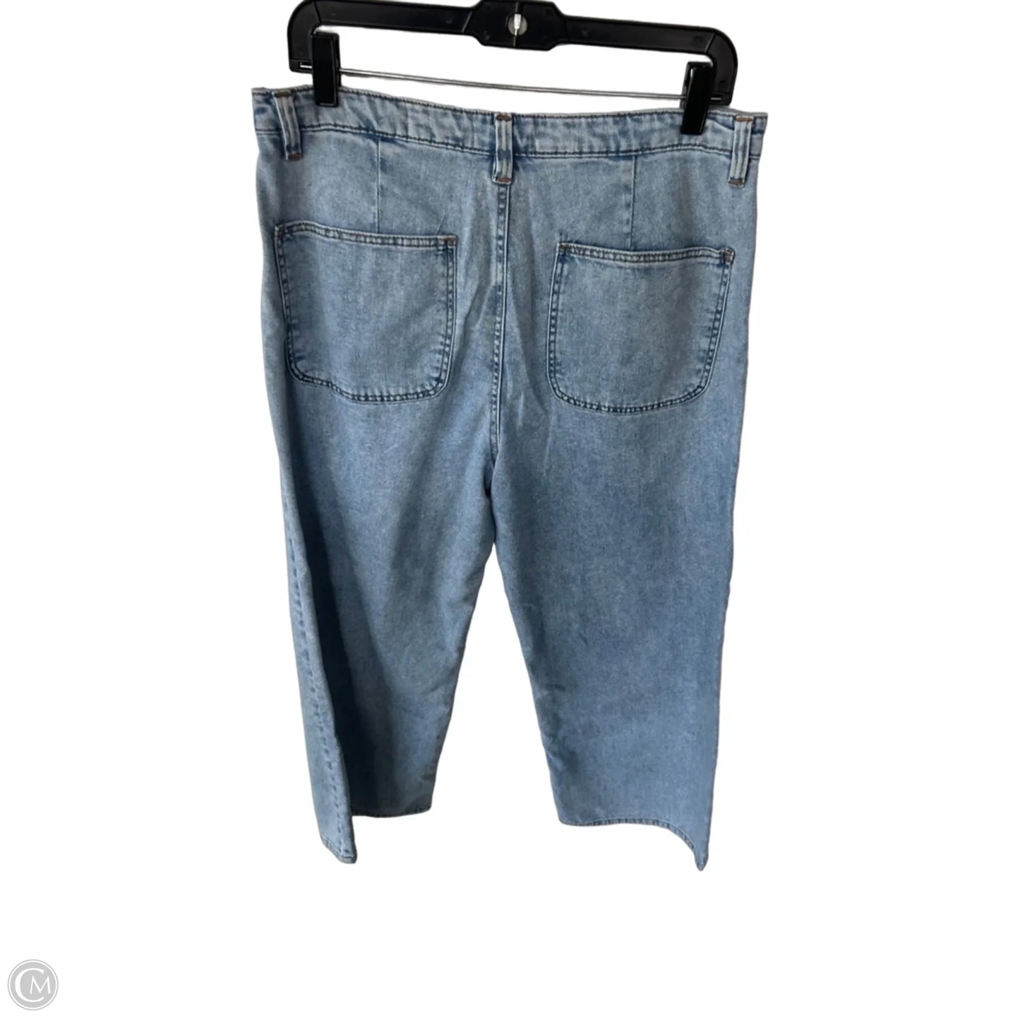 Jeans Straight By Oat In Blue Denim, Size: 12