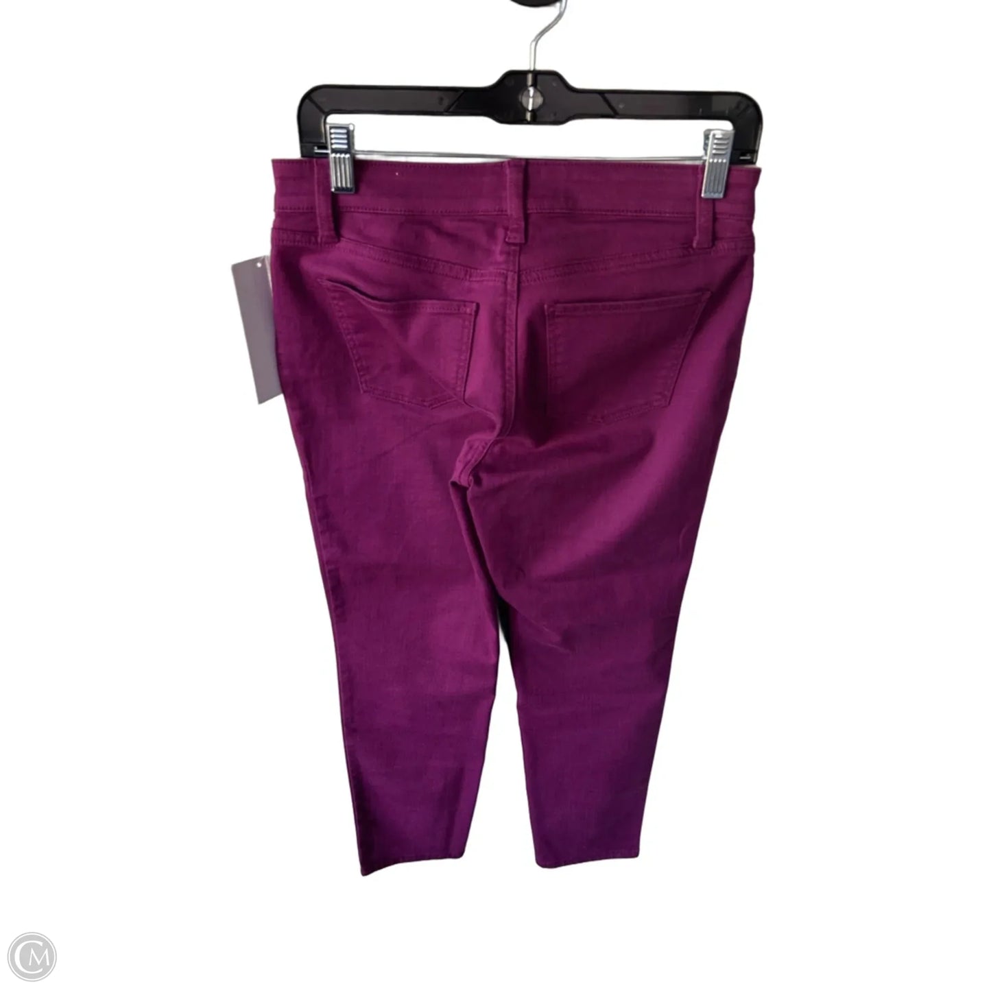 Jeans Skinny By Talbots In Purple Denim, Size: 4p