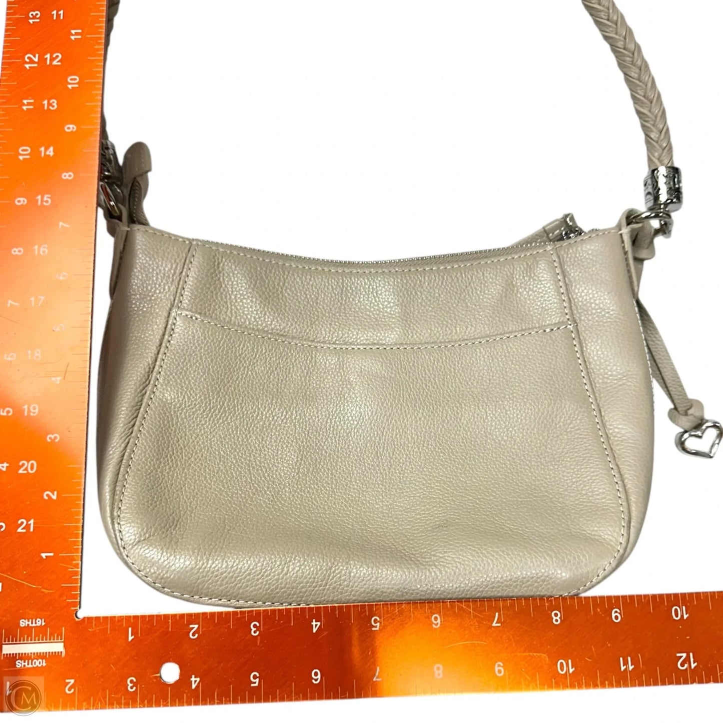 Handbag Leather By Brighton, Size: Medium