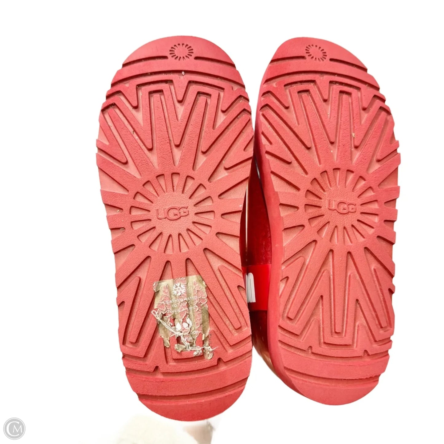 Boots Designer By Ugg In Red, Size: 8