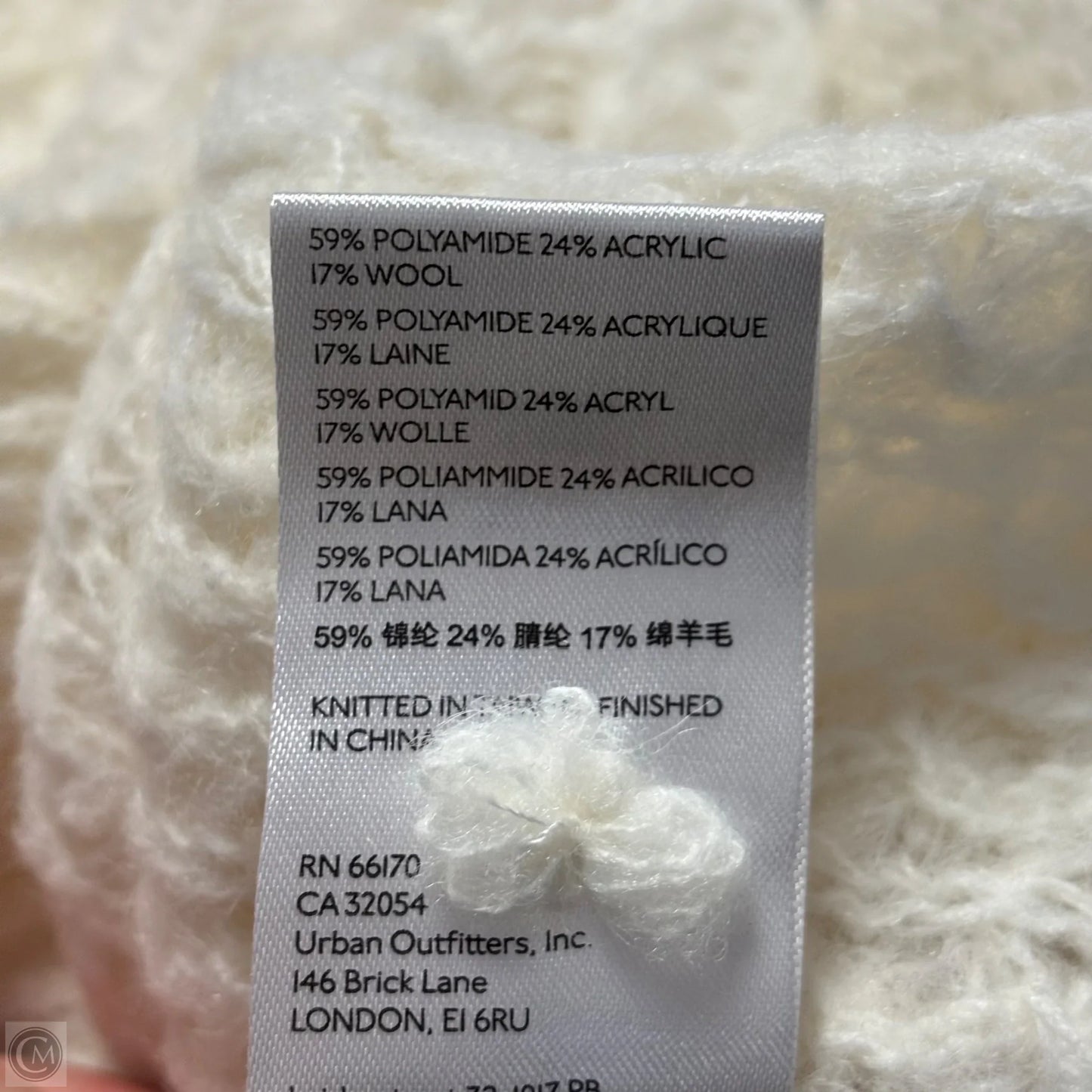 Sweater By Anthropologie In Cream, Size: Xs