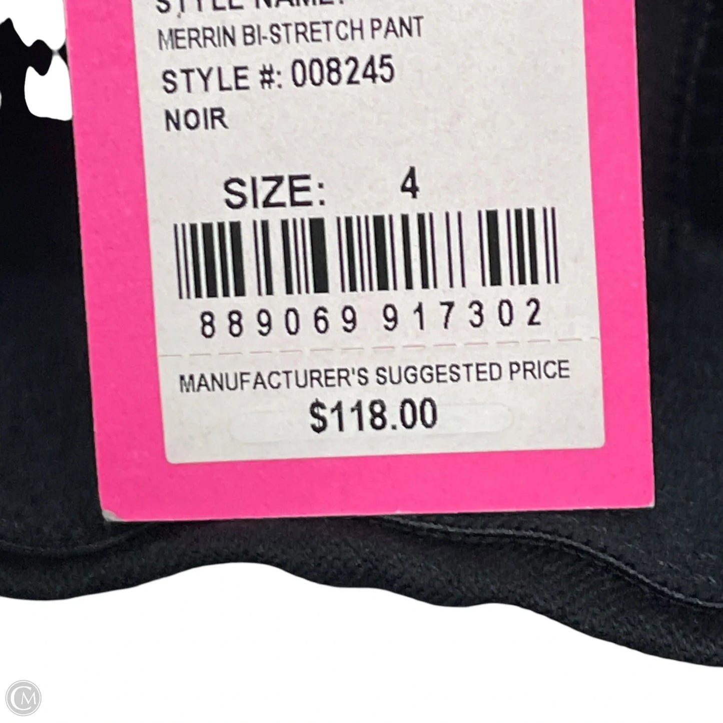 Pants Designer By Lilly Pulitzer In Black, Size: 4